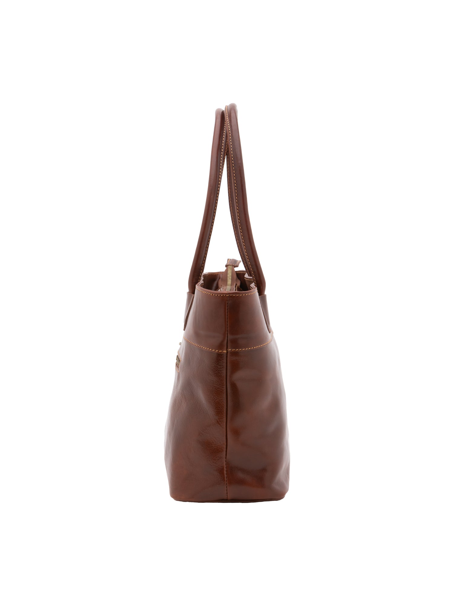 Crossbody bag I Fratelli Men Genuine leather -Rosso Marrone