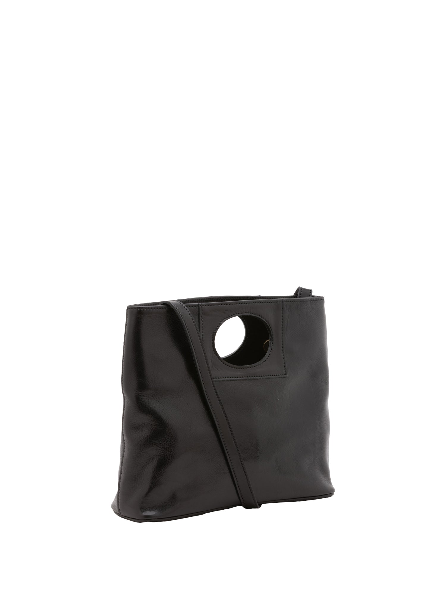 Crossbody bag I Fratelli Women Genuine leather -Blu Nero