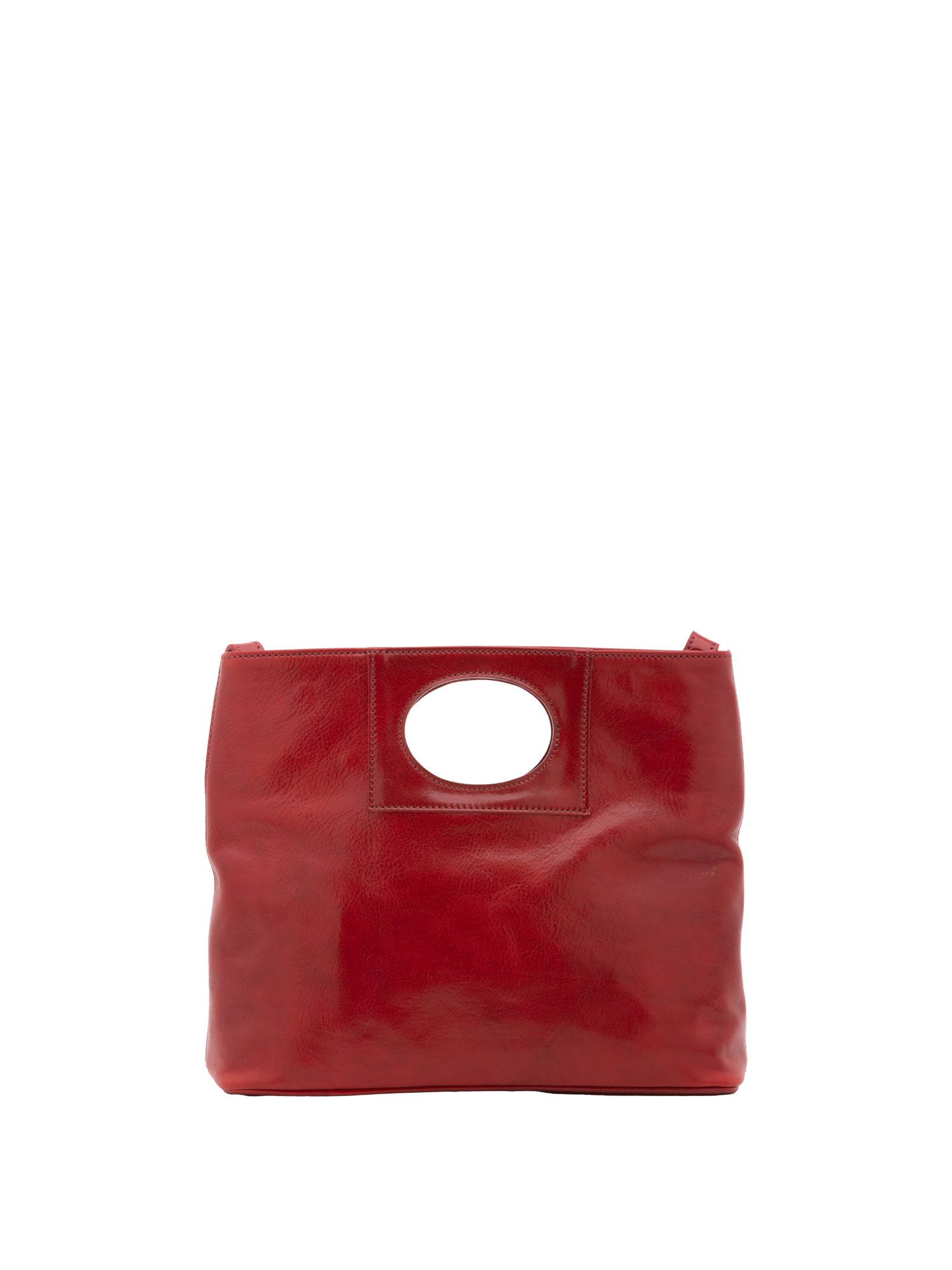 Crossbody bag I Fratelli Women Genuine leather -Blu Rosso