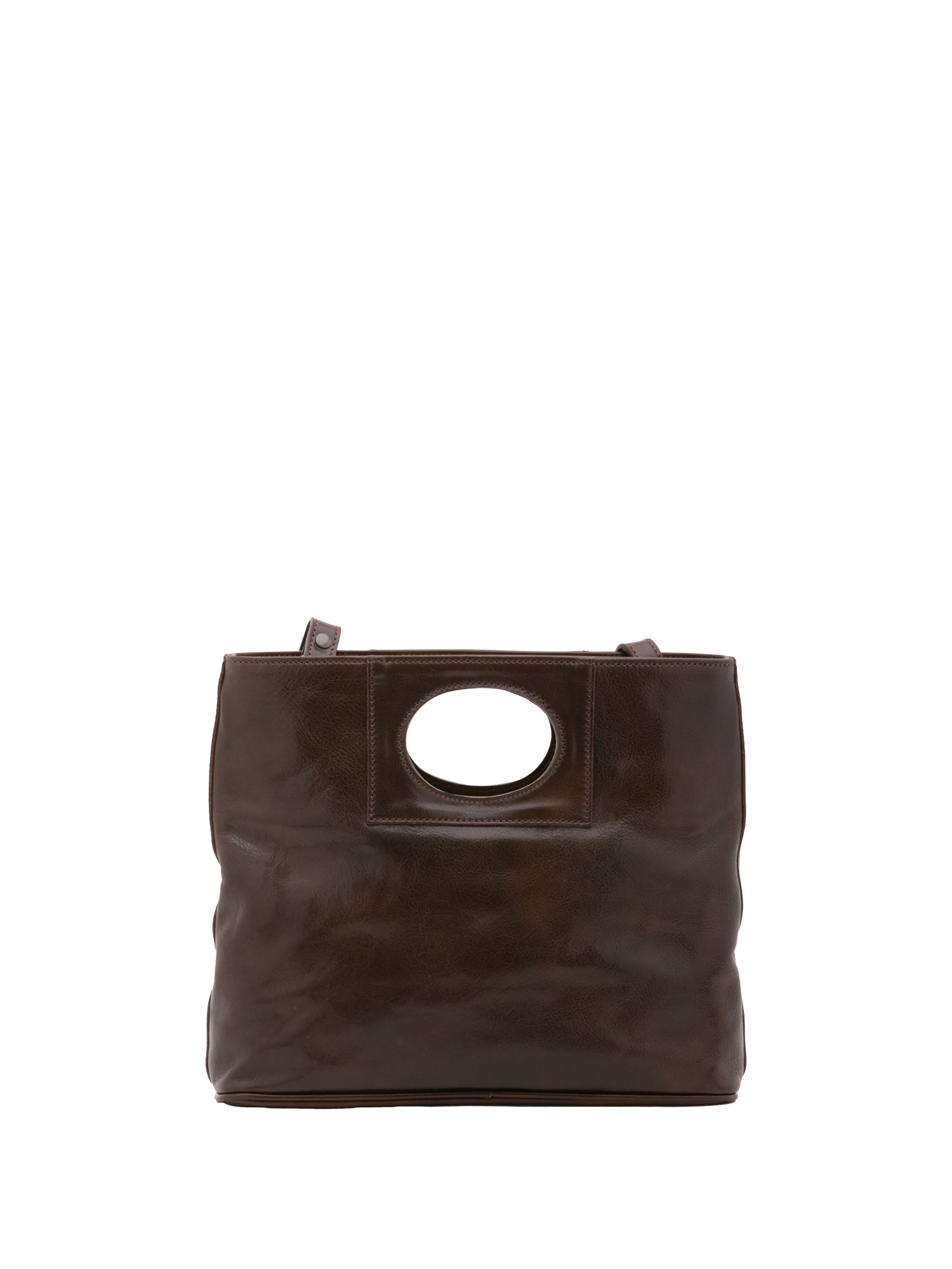 Crossbody bag I Fratelli Women Genuine leather -Blu Testa di moro