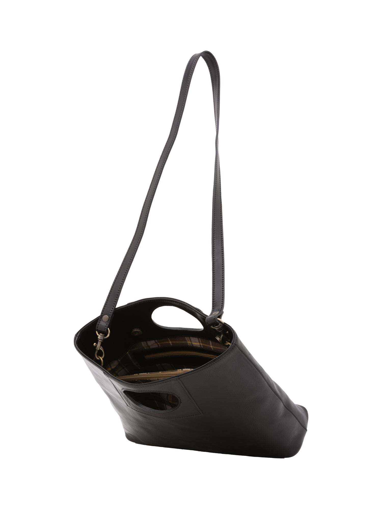 Crossbody bag I Fratelli Women Genuine leather -Blu Testa di moro
