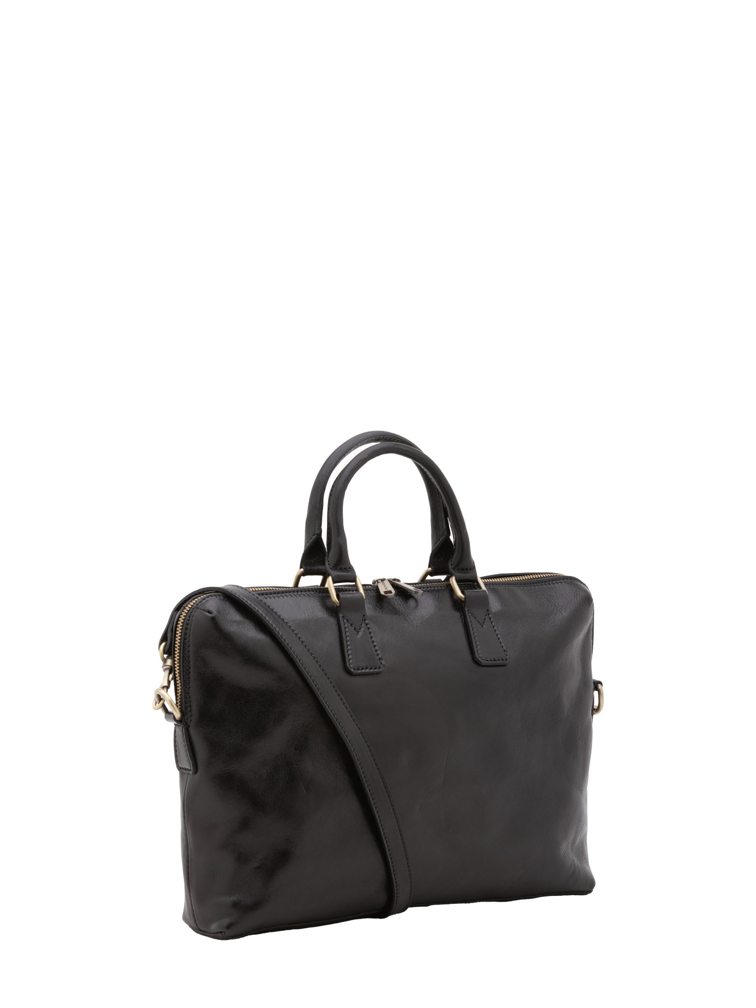 Briefcase I Fratelli Men Genuine leather -Blu Nero