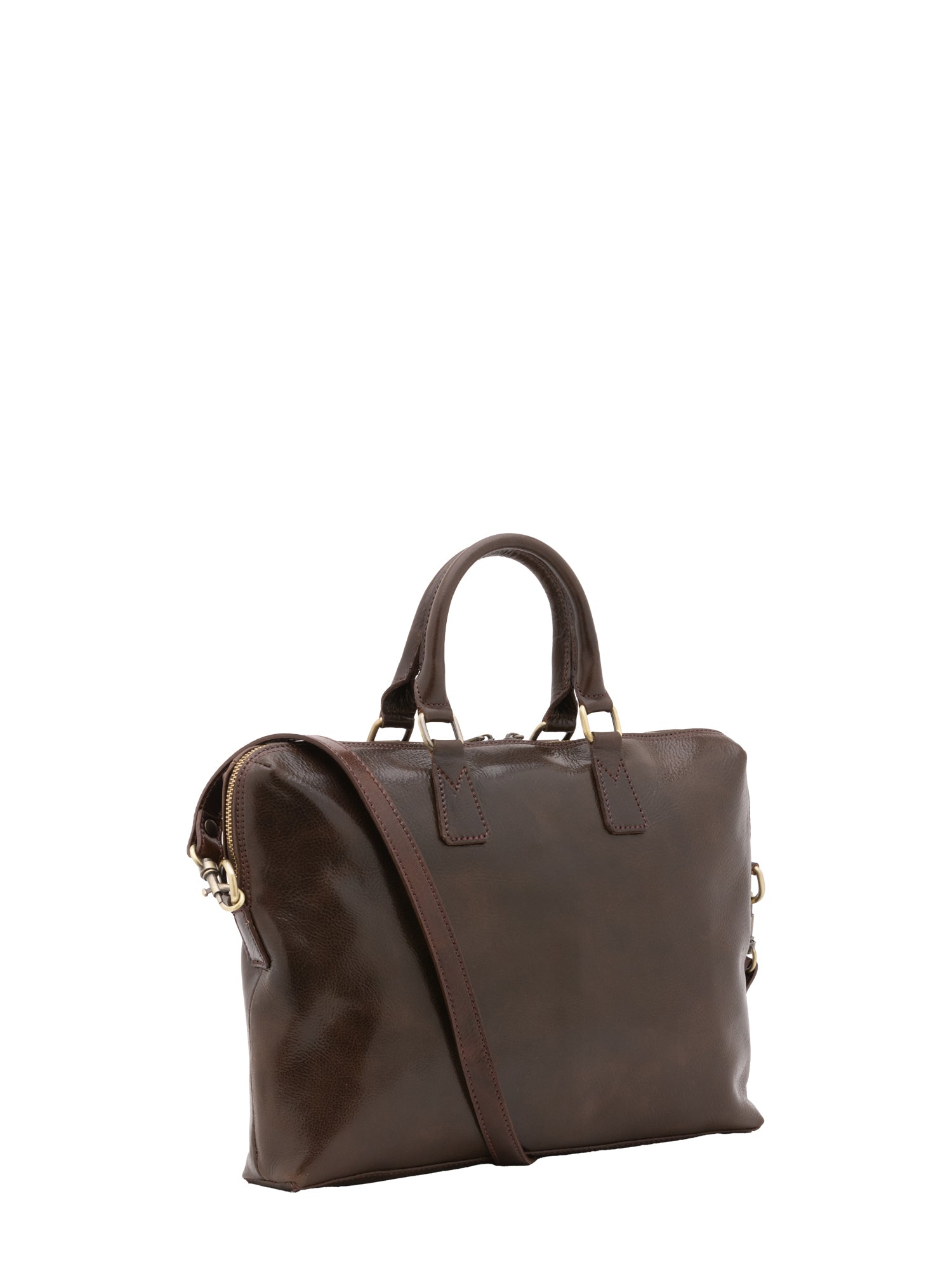 Briefcase I Fratelli Men Genuine leather -Blu Testa di moro