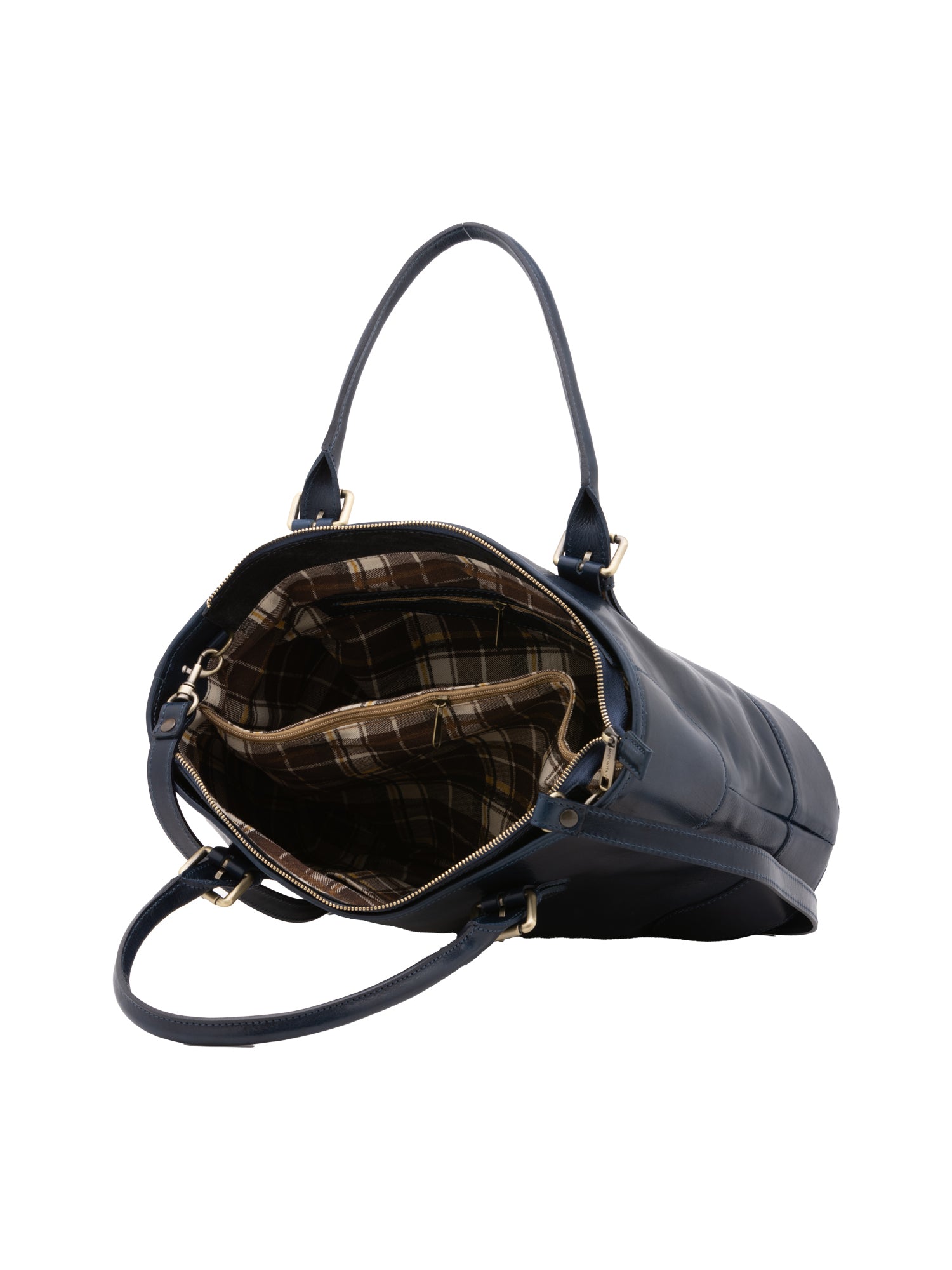 Crossbody bag I Fratelli Women Genuine leather -Tmoro Blu