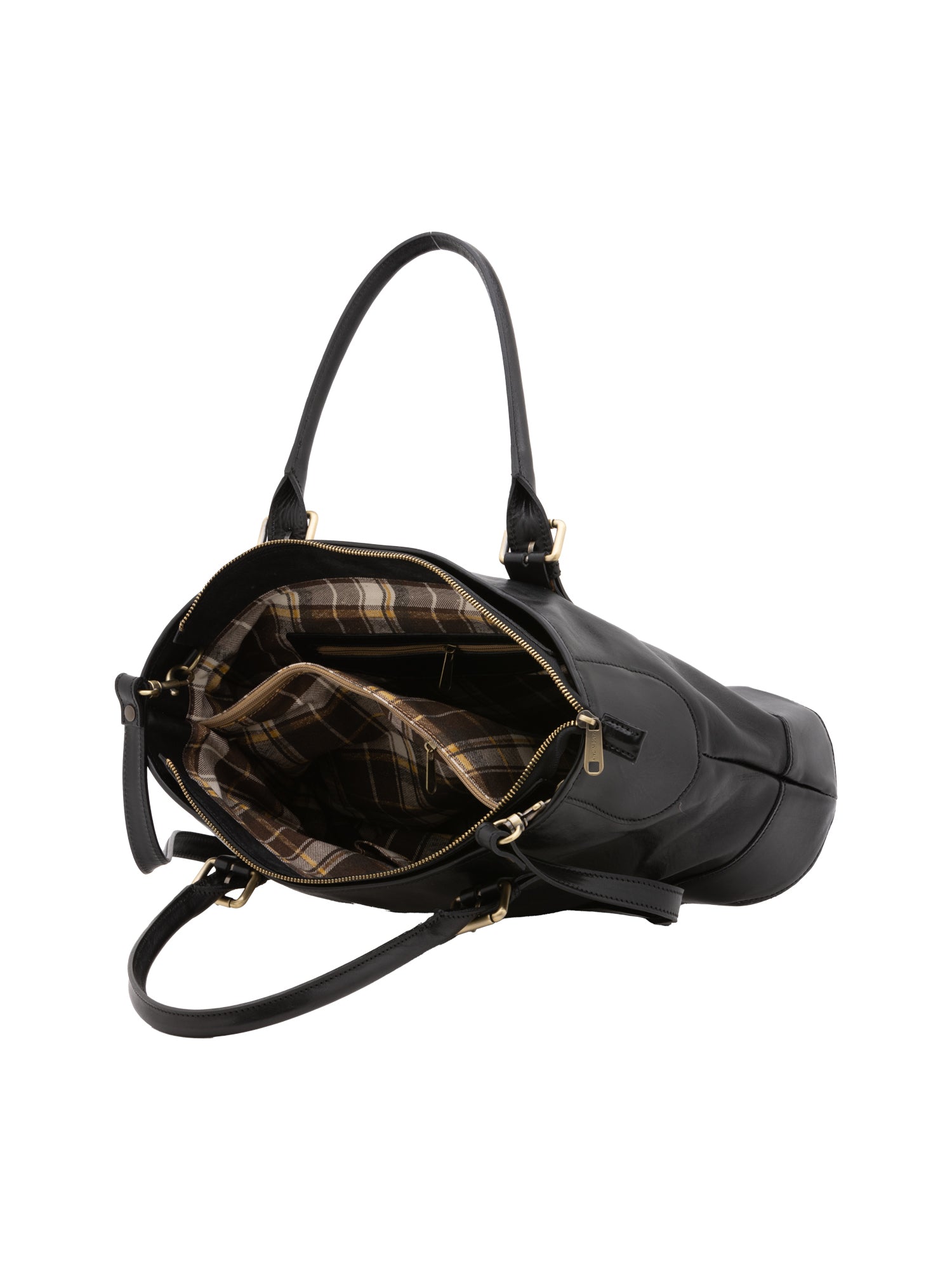 Crossbody bag I Fratelli Women Genuine leather -Tmoro Nero
