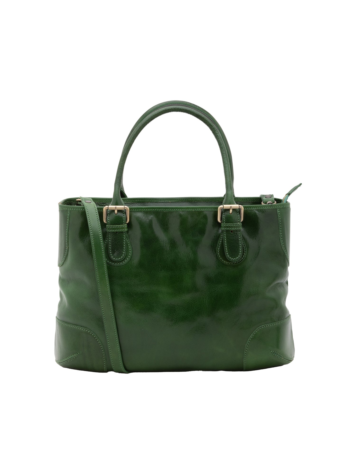 Crossbody bag I Fratelli Women Genuine leather -Tmoro Verde