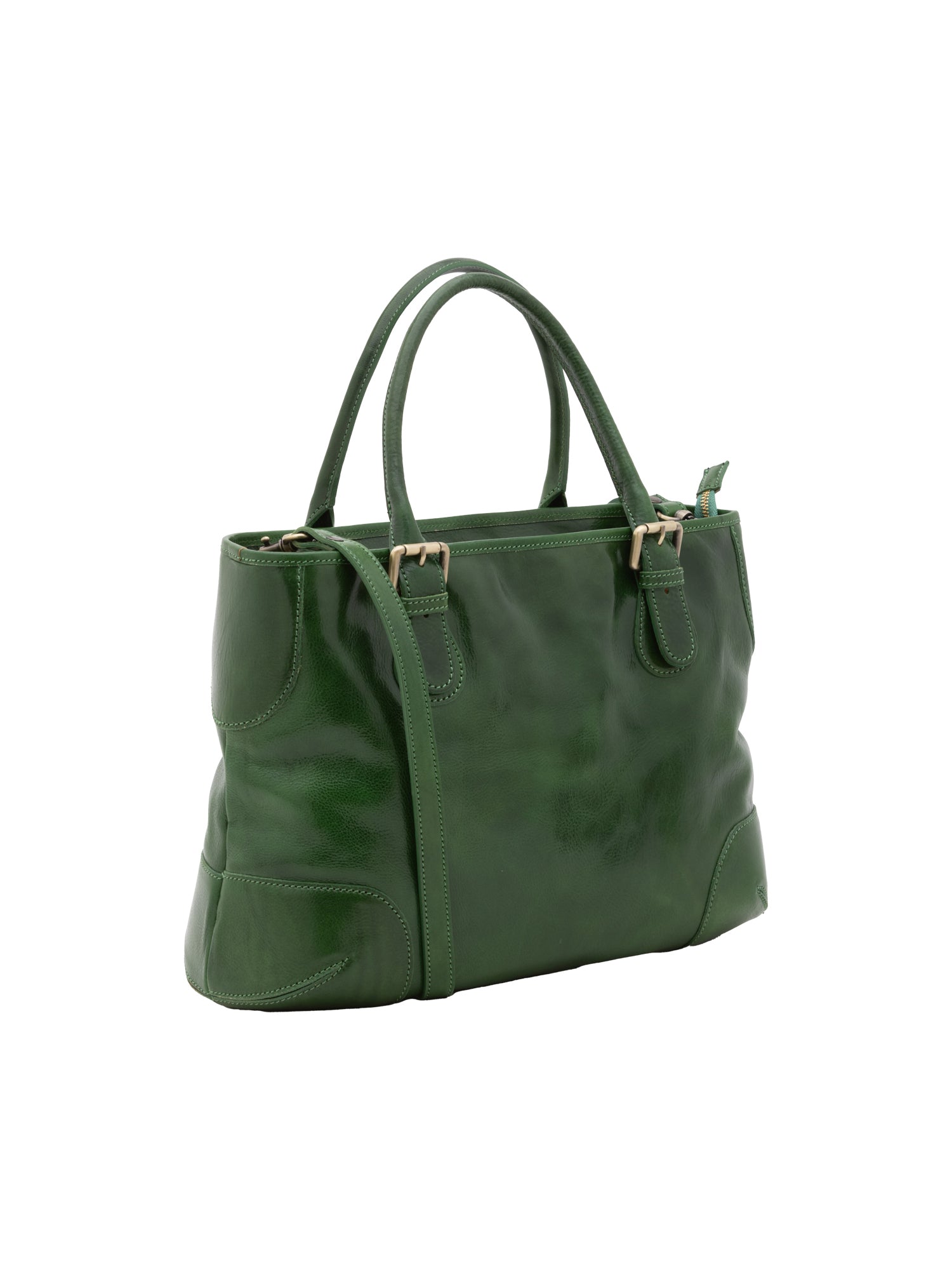 Crossbody bag I Fratelli Women Genuine leather -Tmoro Verde