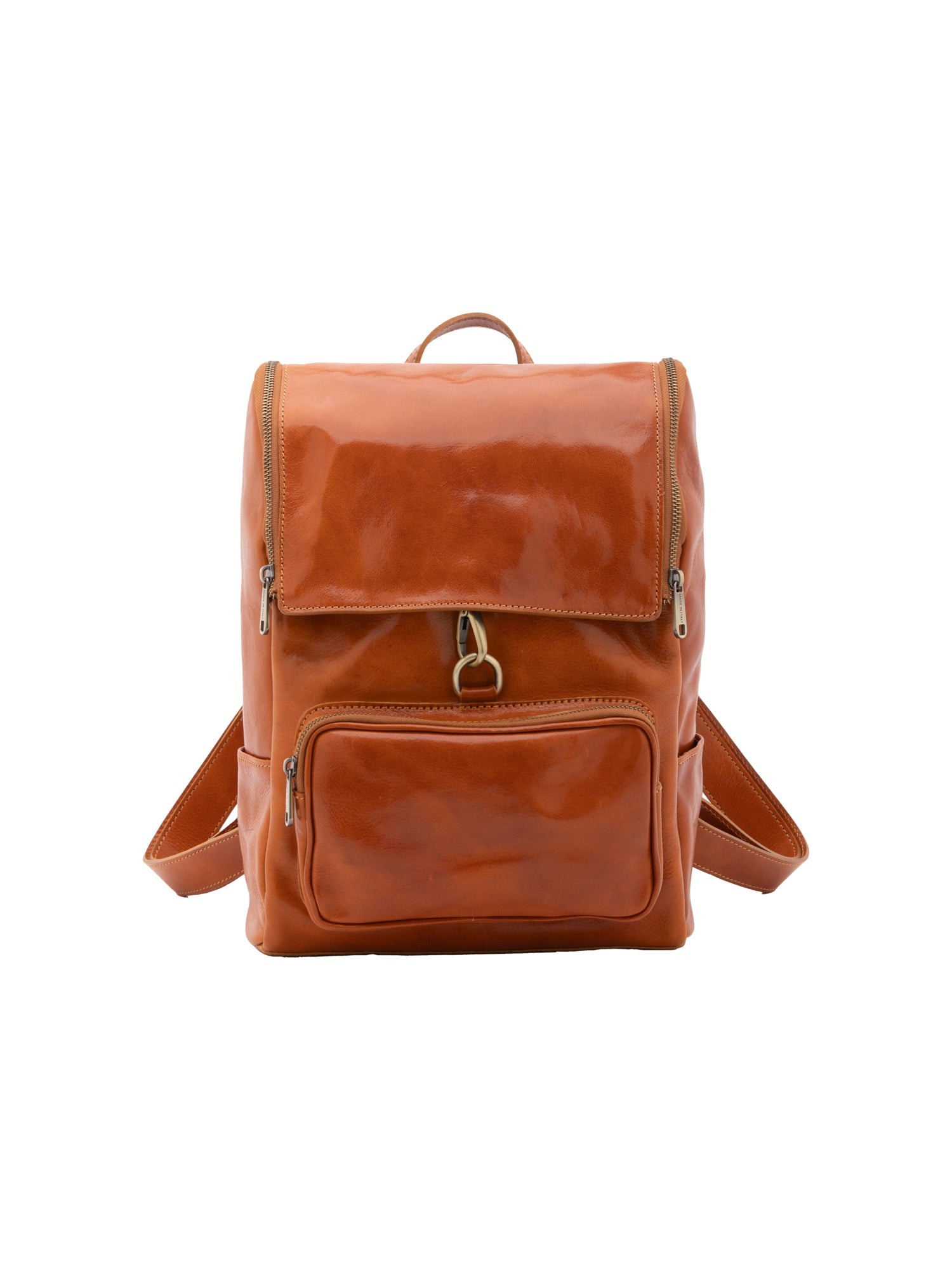 Shoulder Bag I Fratelli Women Genuine leather -Nero Cognac