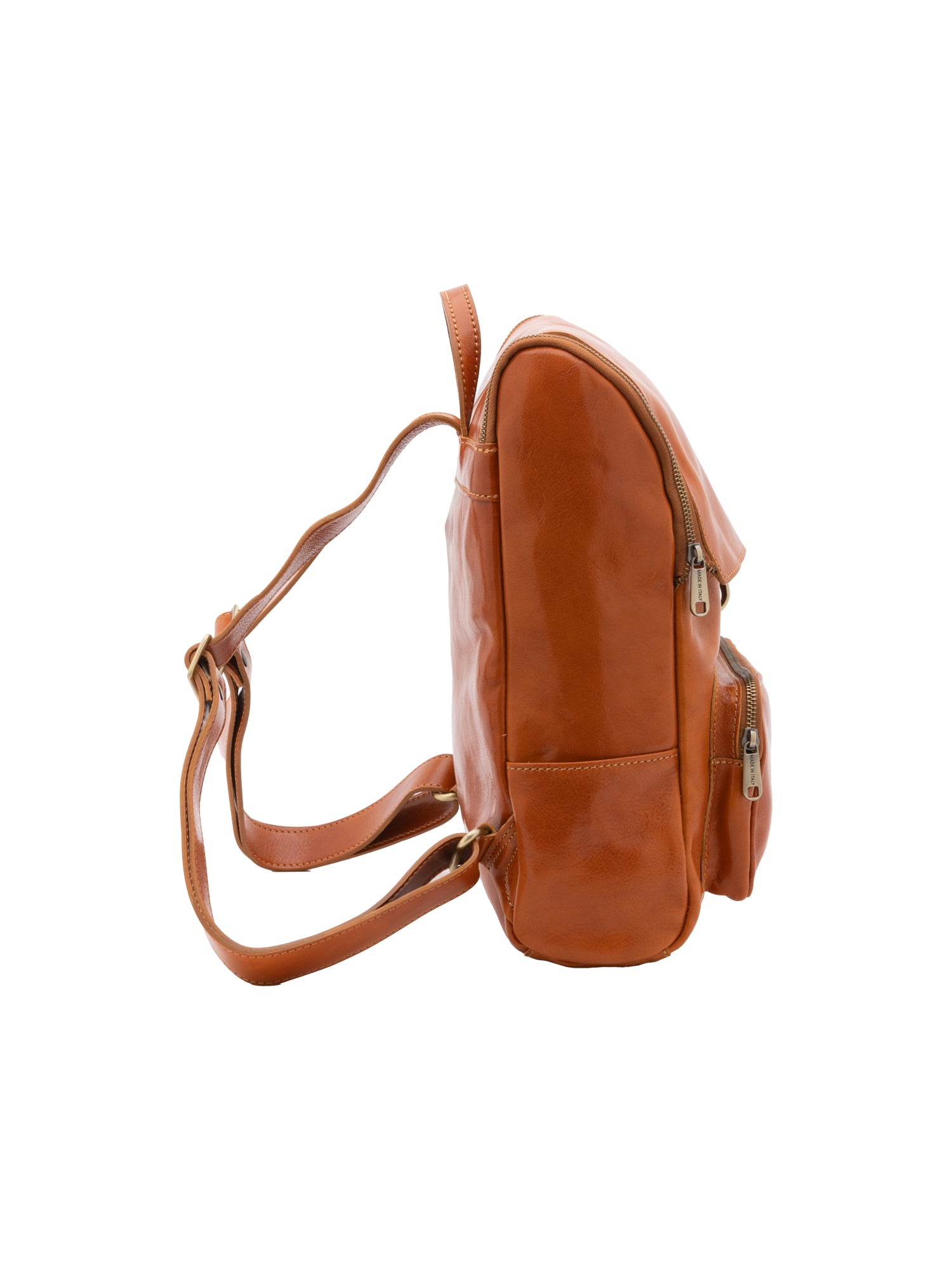 Shoulder Bag I Fratelli Women Genuine leather -Nero Cognac