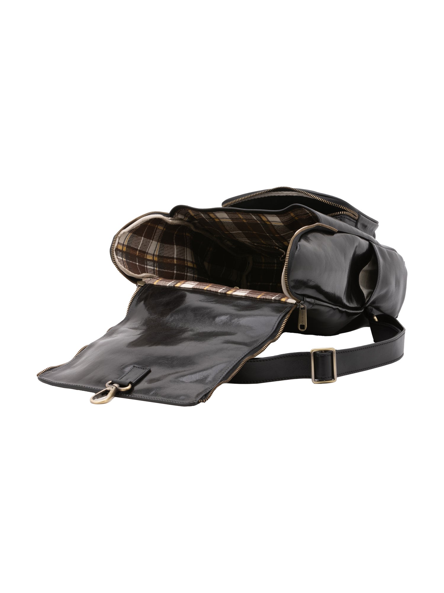 Shoulder Bag I Fratelli Women Genuine leather -Nero Nero