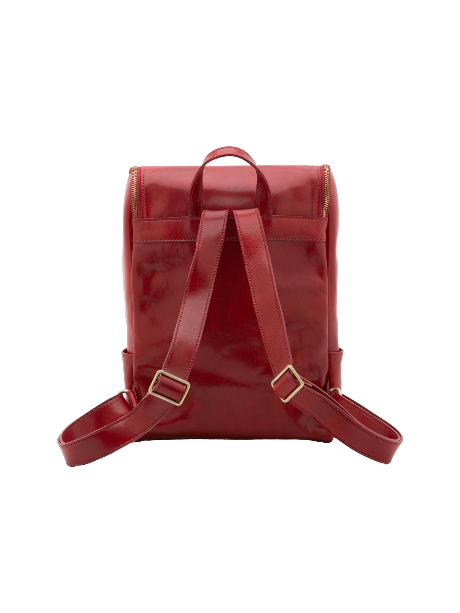 Shoulder Bag I Fratelli Women Genuine leather -Nero Rosso