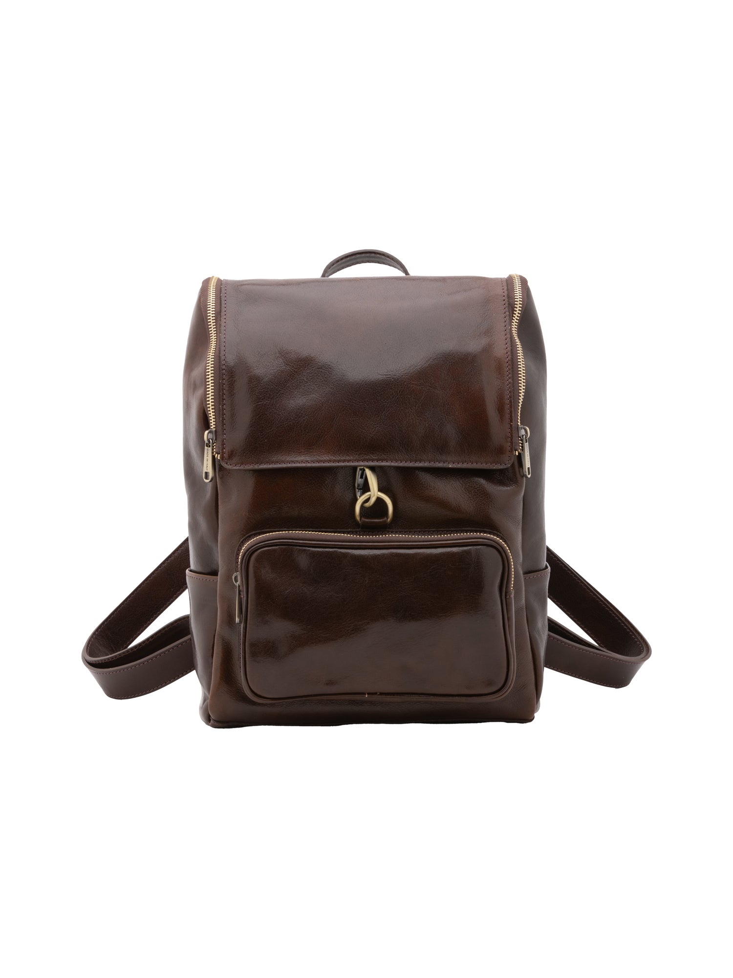 Shoulder Bag I Fratelli Women Genuine leather -Nero Testa di moro