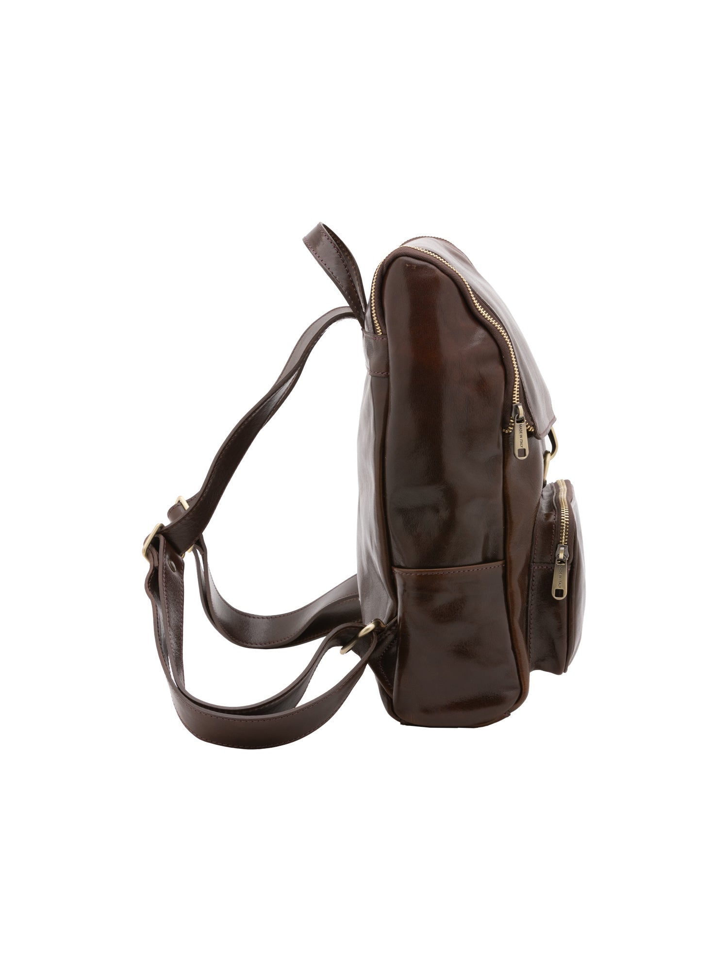 Shoulder Bag I Fratelli Women Genuine leather -Nero Testa di moro