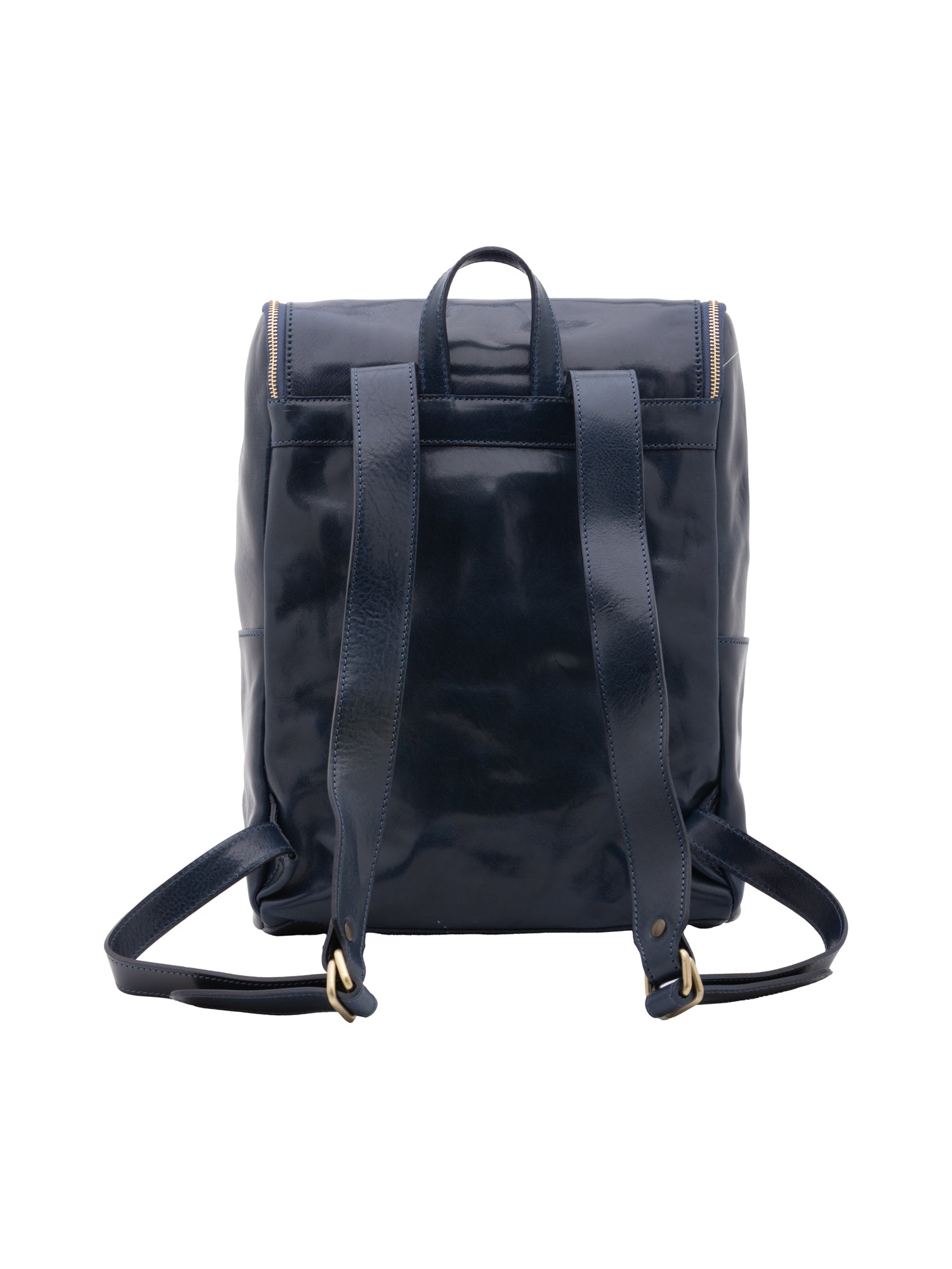 Shoulder Bag I Fratelli Women Genuine leather -Nero Blu