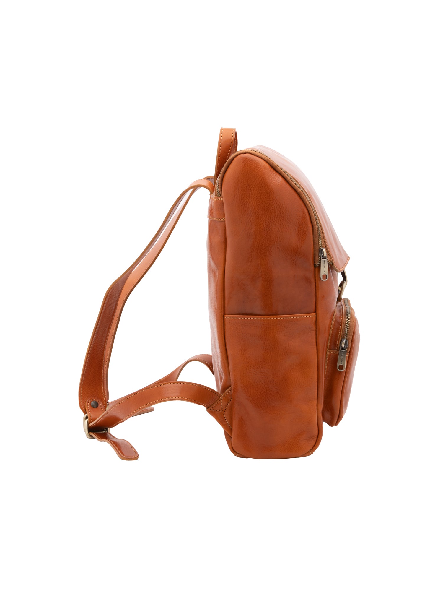 Shoulder Bag I Fratelli Women Genuine leather -Nero Cognac