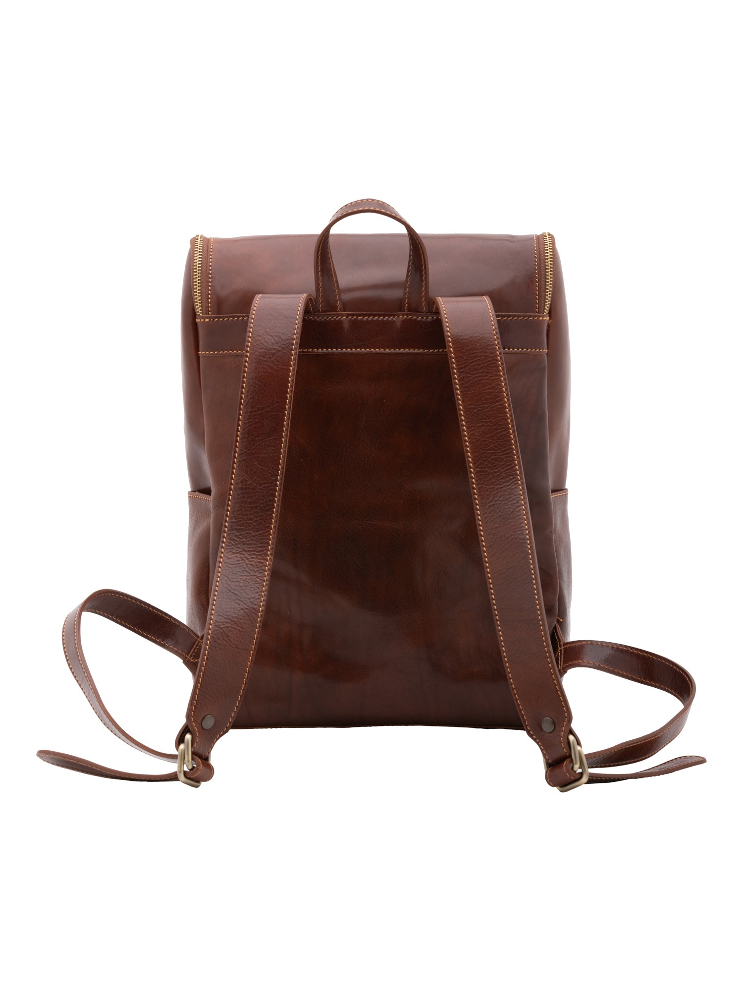 Shoulder Bag I Fratelli Women Genuine leather -Nero Marrone
