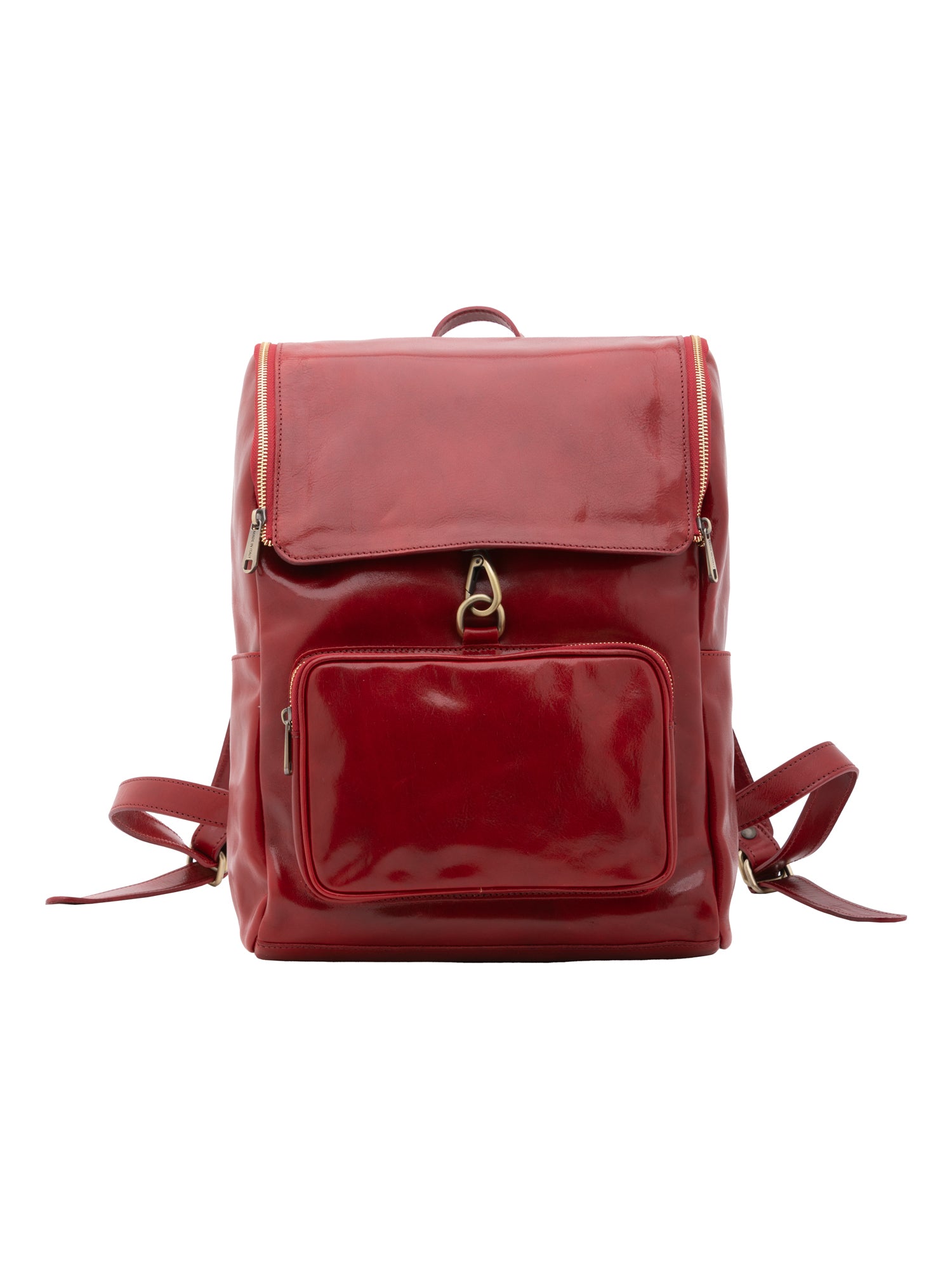 Shoulder Bag I Fratelli Women Genuine leather -Nero Rosso