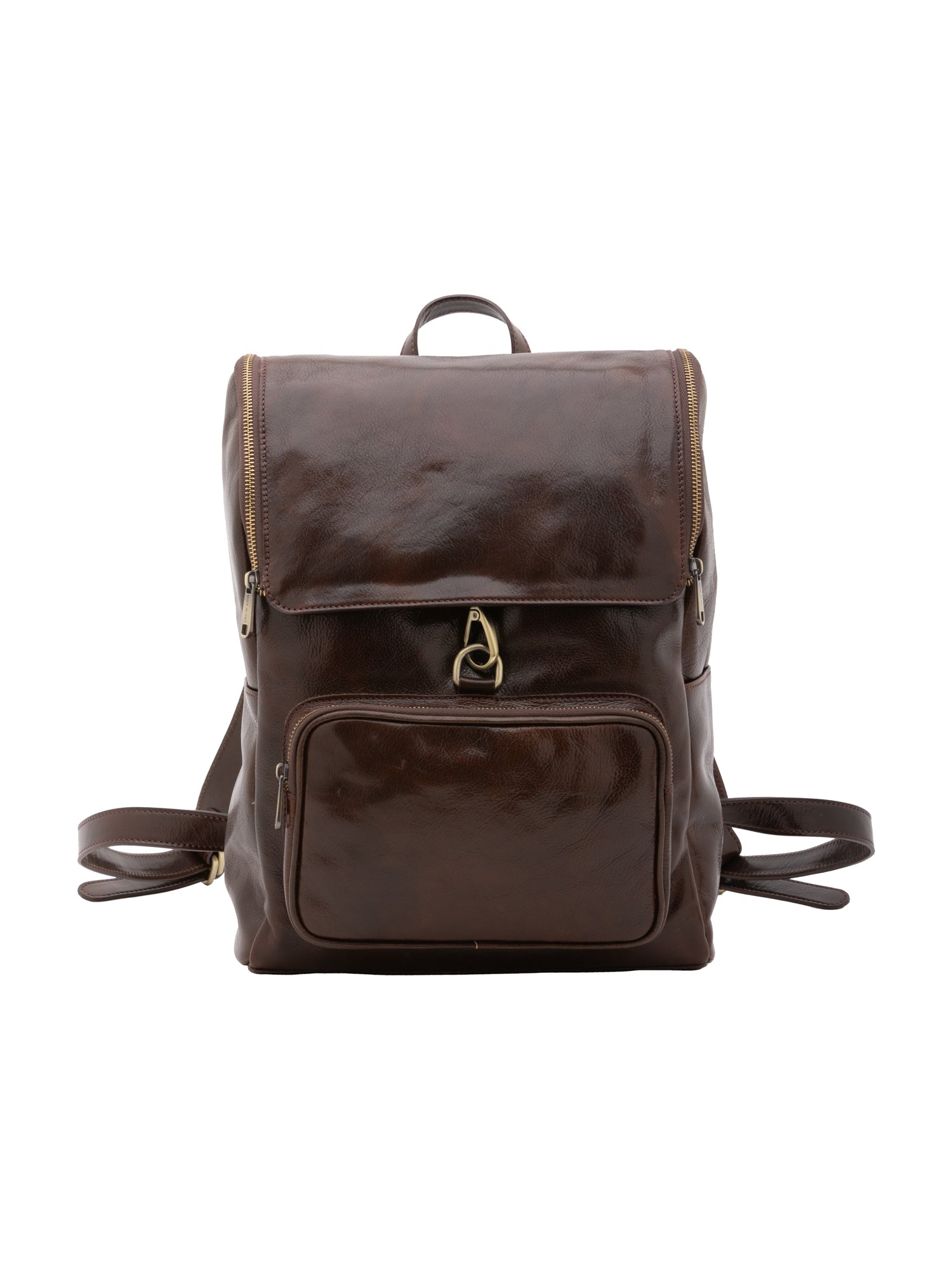Shoulder Bag I Fratelli Women Genuine leather -Nero Testa di moro
