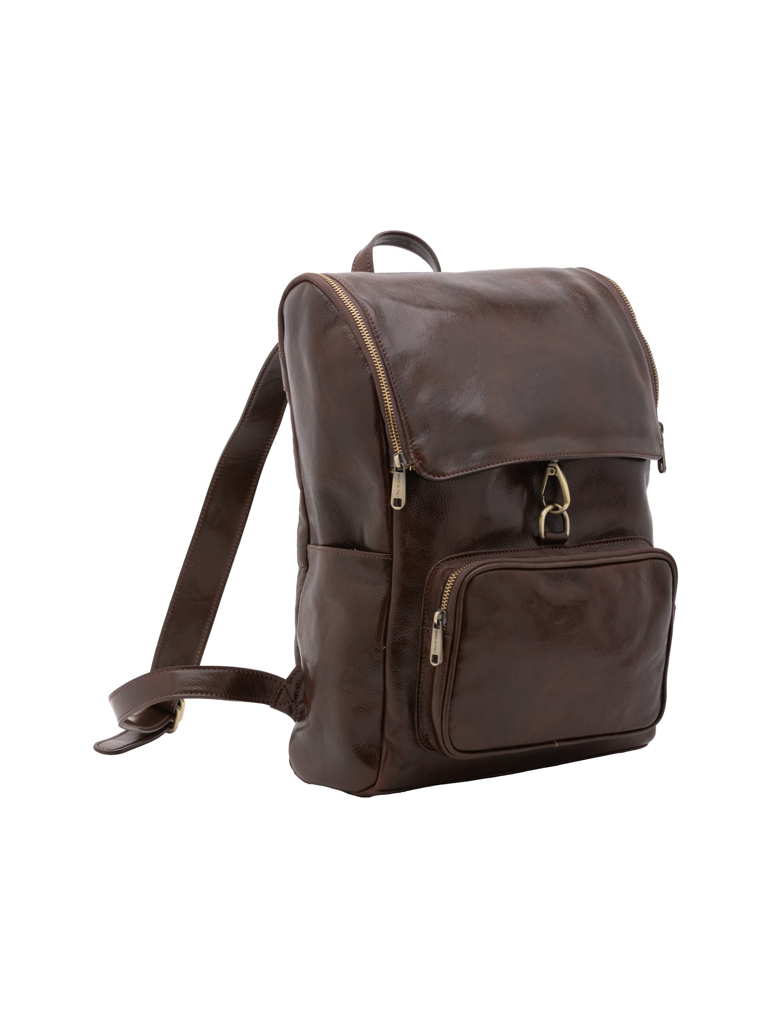 Shoulder Bag I Fratelli Women Genuine leather -Nero Testa di moro
