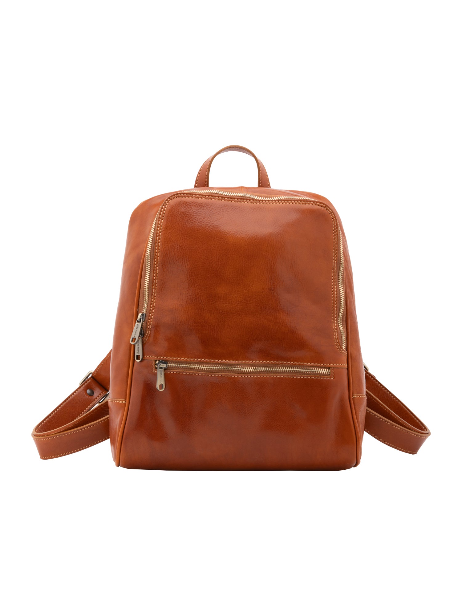 Shoulder Bag I Fratelli Women Genuine leather -Verde Cognac