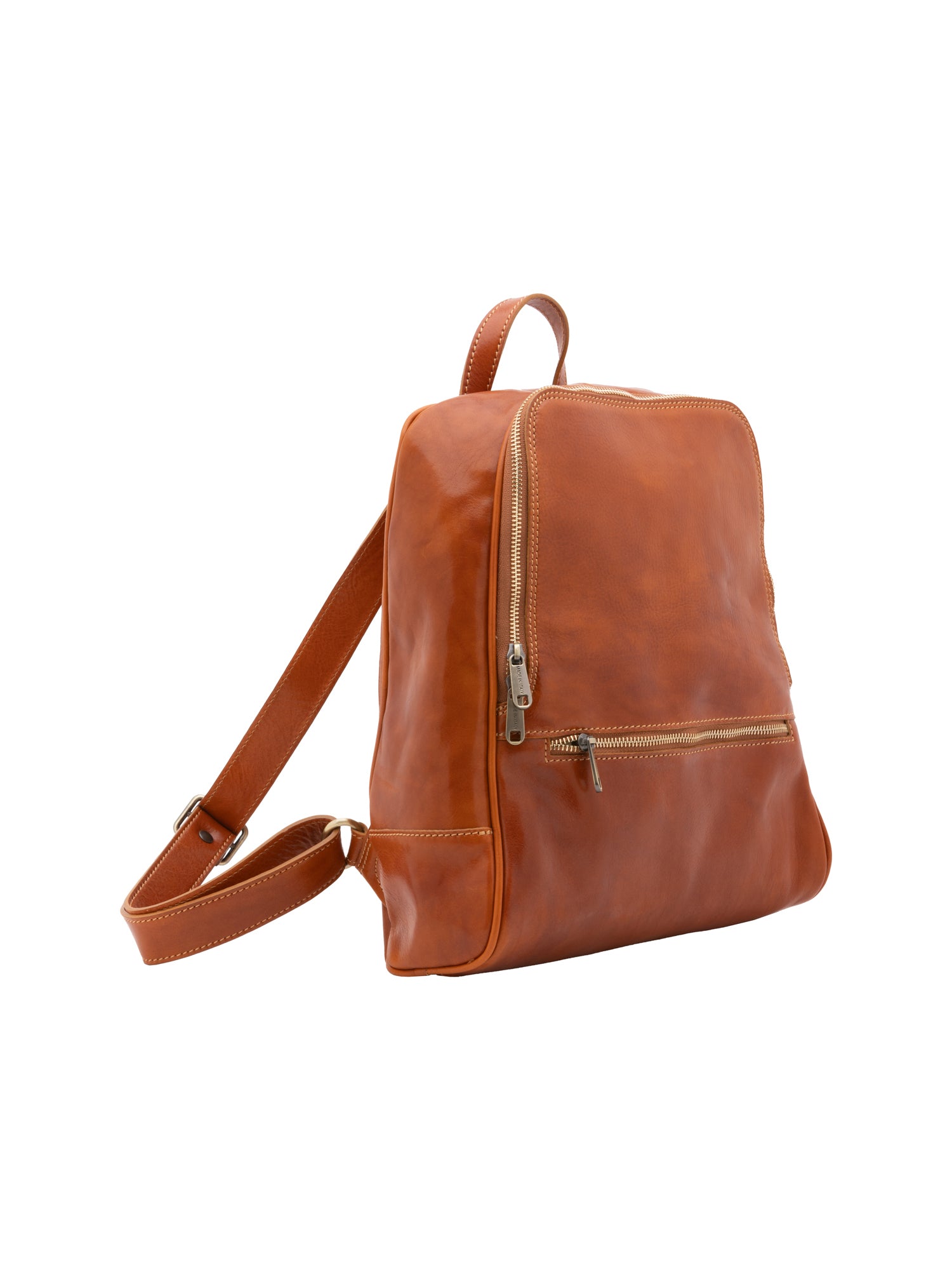 Shoulder Bag I Fratelli Women Genuine leather -Verde Cognac