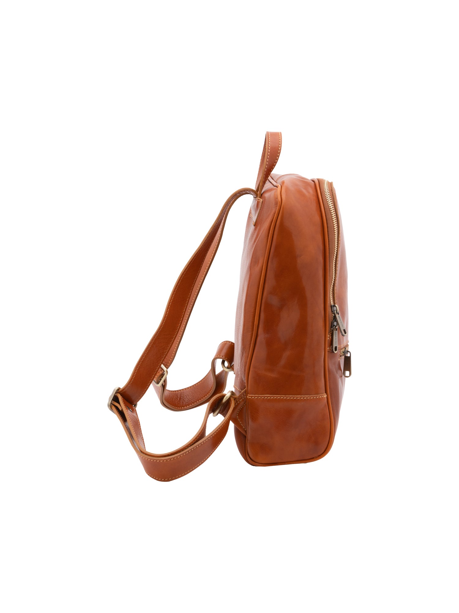 Shoulder Bag I Fratelli Women Genuine leather -Verde Cognac