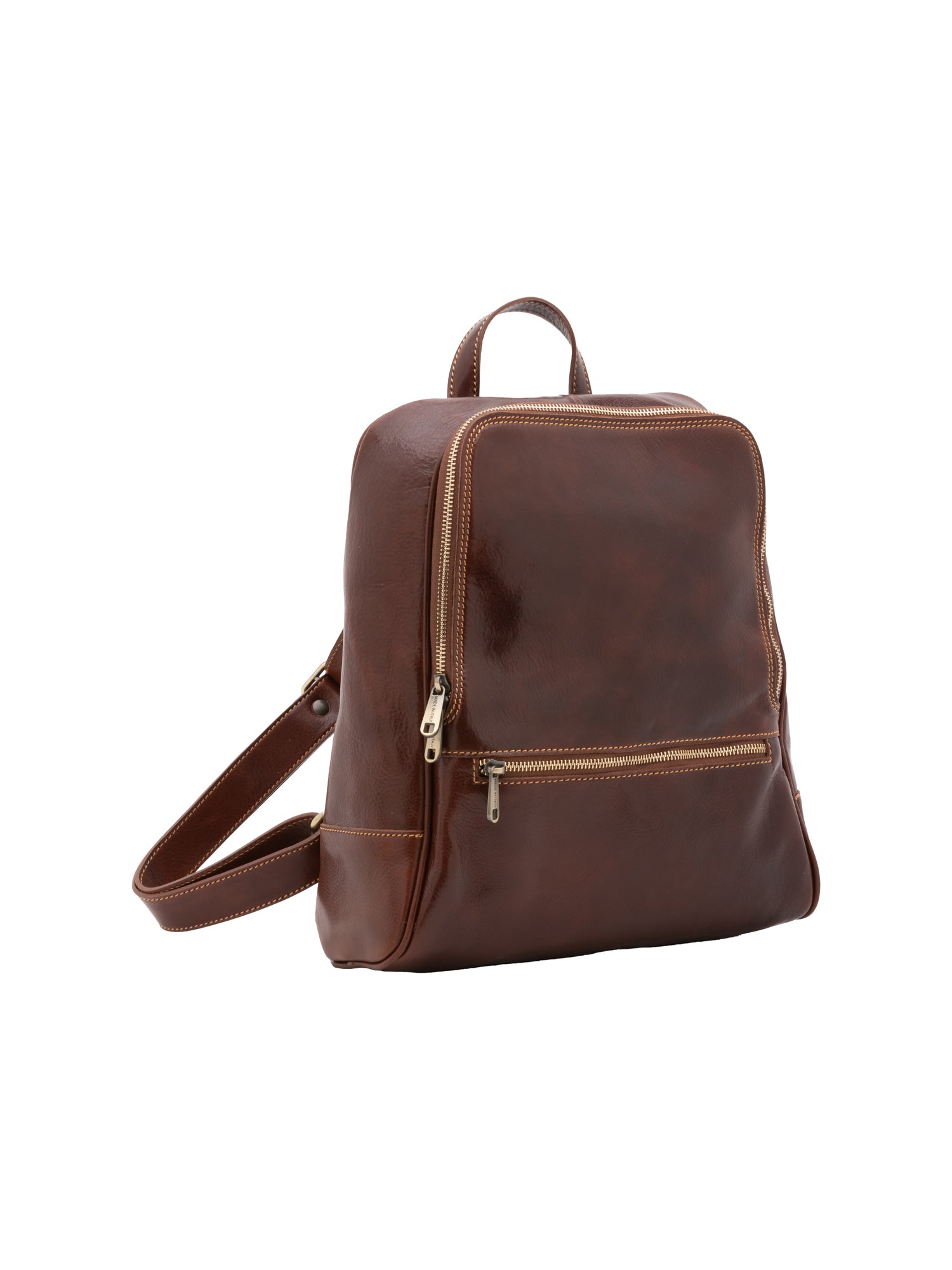 Shoulder Bag I Fratelli Women Genuine leather -Verde Marrone
