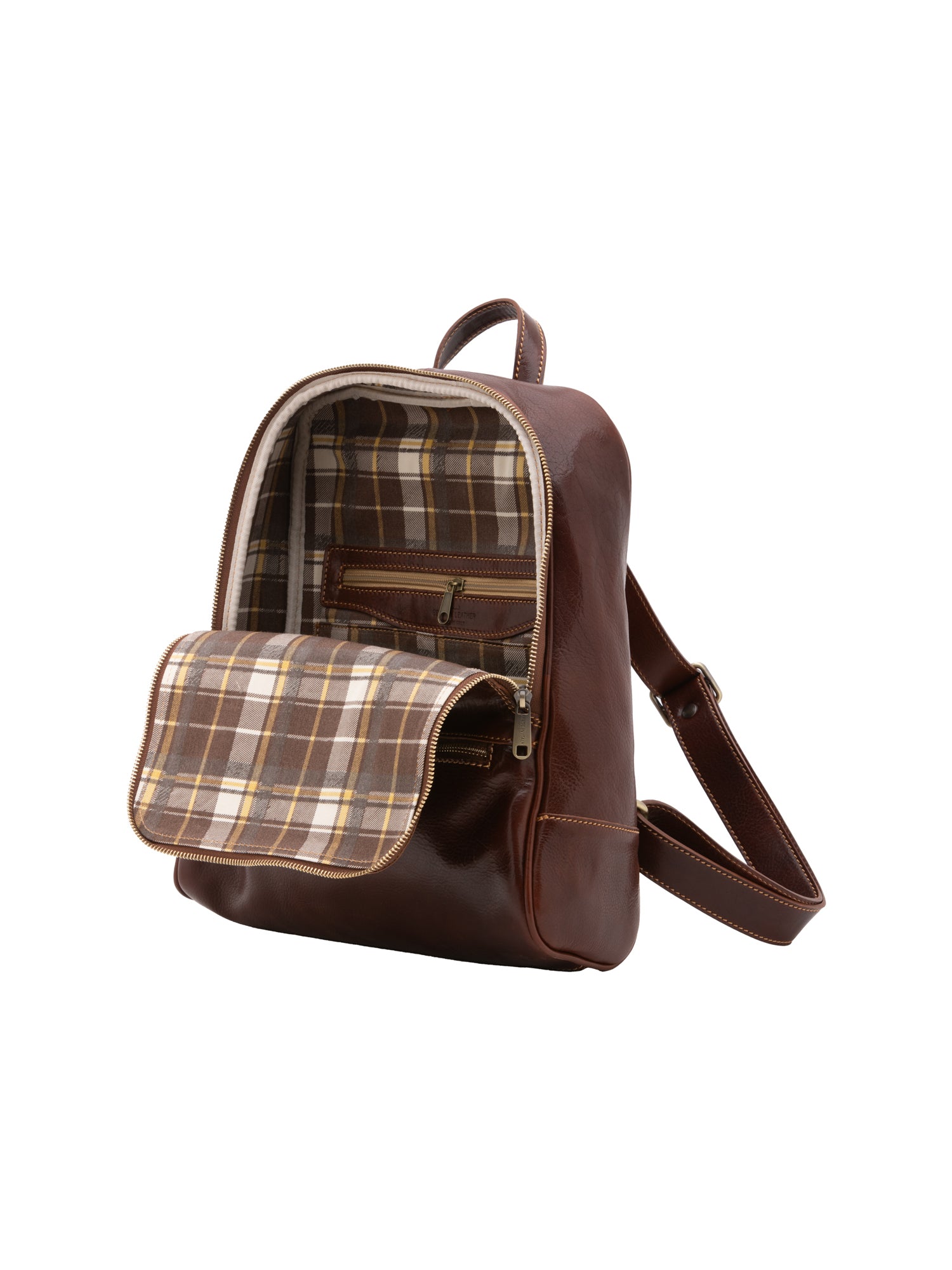 Shoulder Bag I Fratelli Women Genuine leather -Verde Marrone