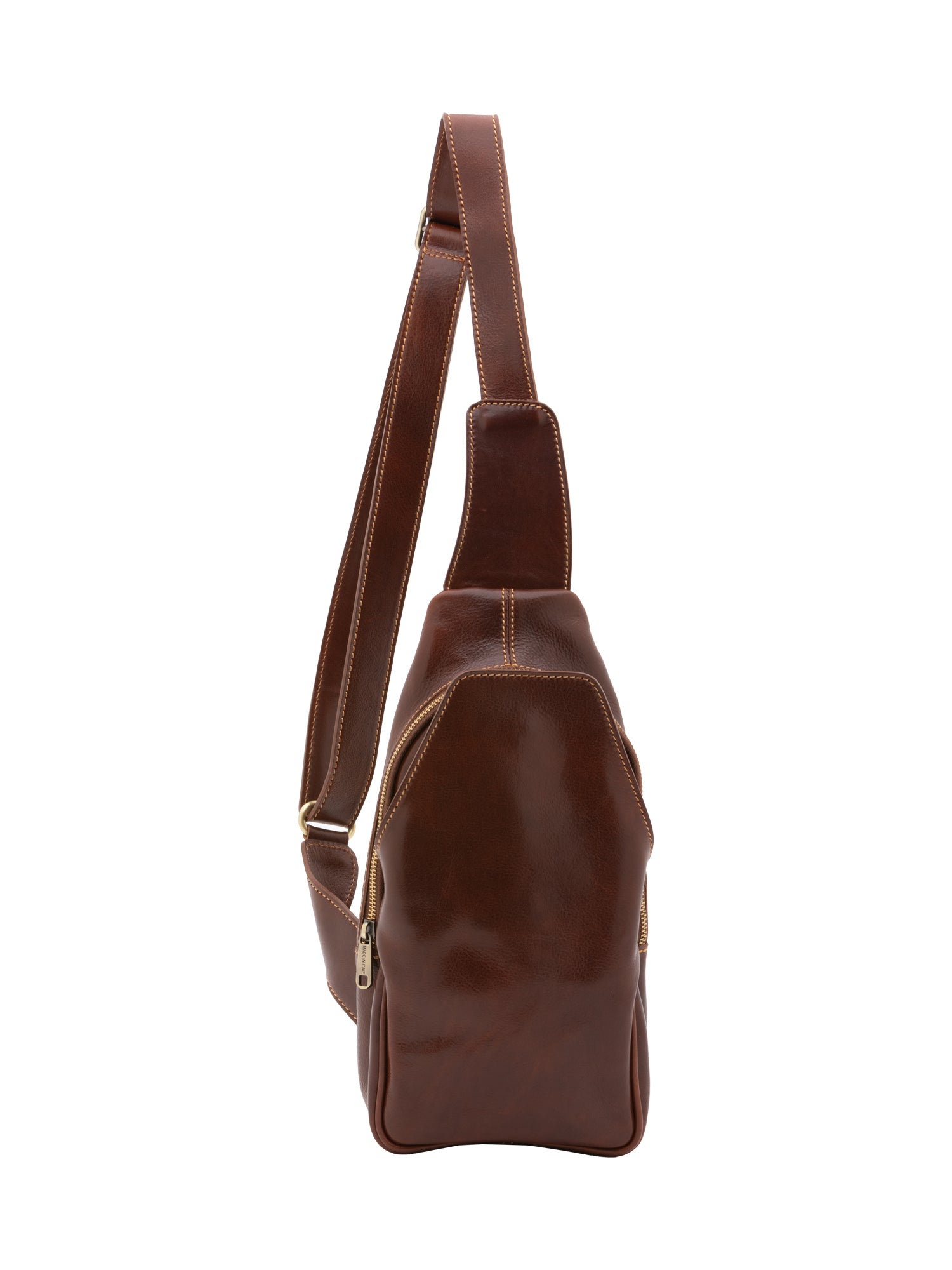 Belt bag I Fratelli Men Genuine leather -Verde Marrone