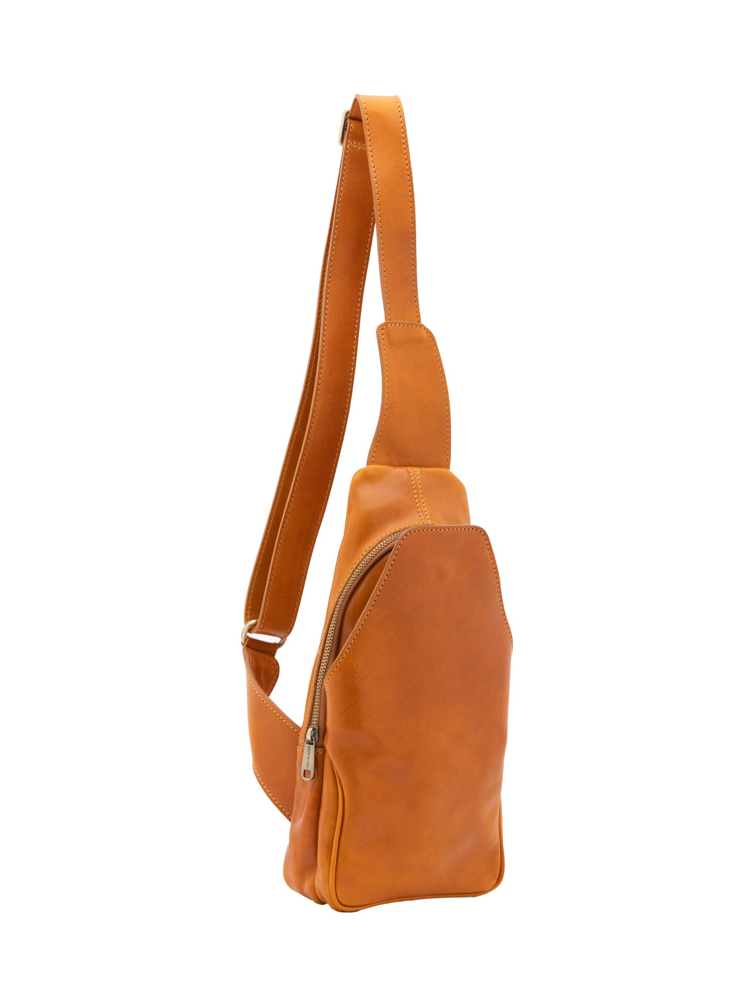 Belt bag I Fratelli Men Genuine leather -Verde Senape