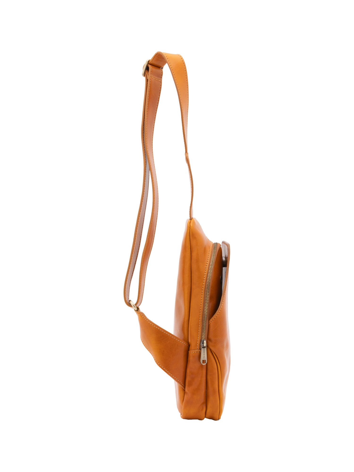 Belt bag I Fratelli Men Genuine leather -Verde Senape