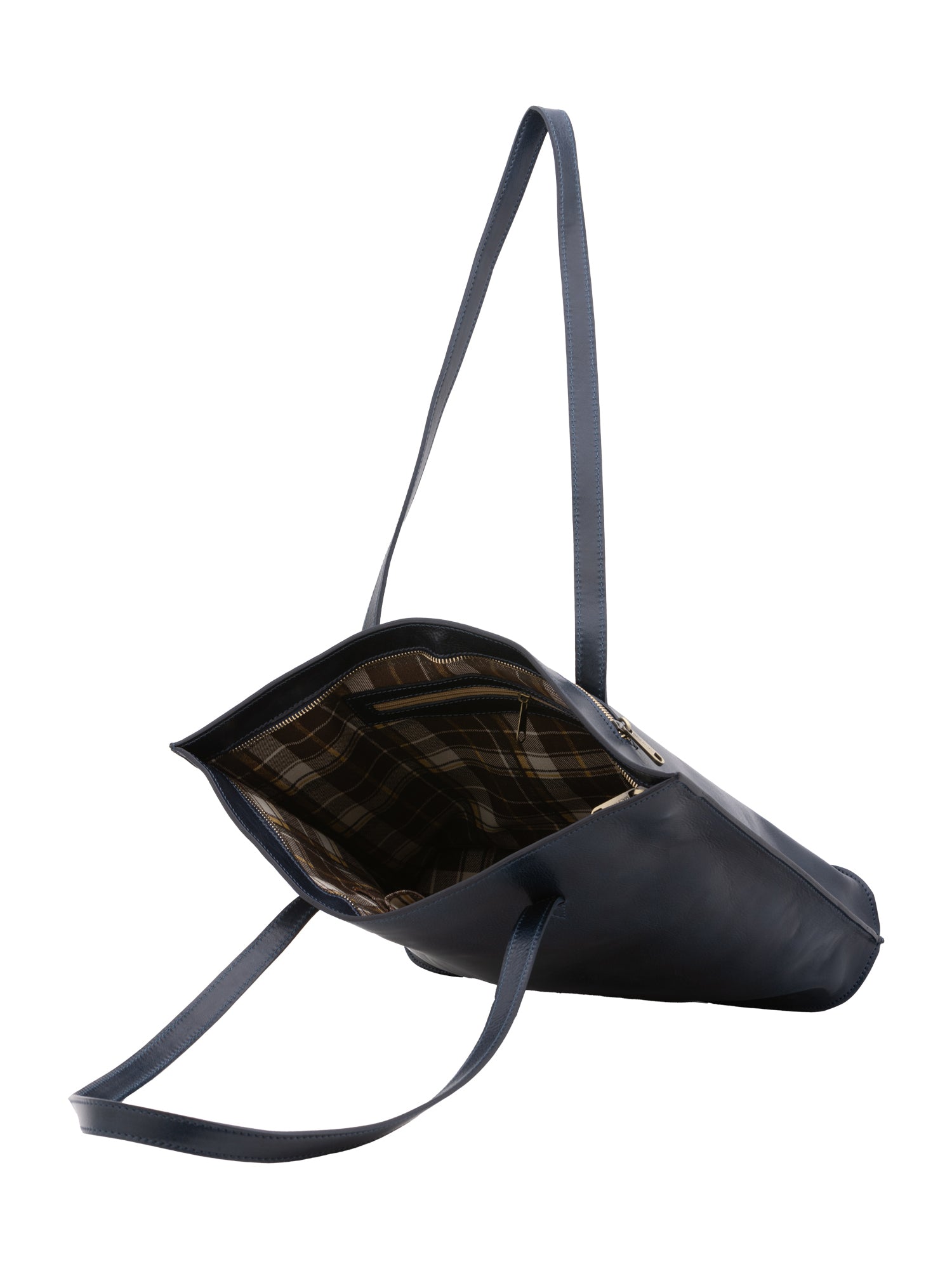 Shoulder Bag I Fratelli Women Genuine leather -Blu Blu