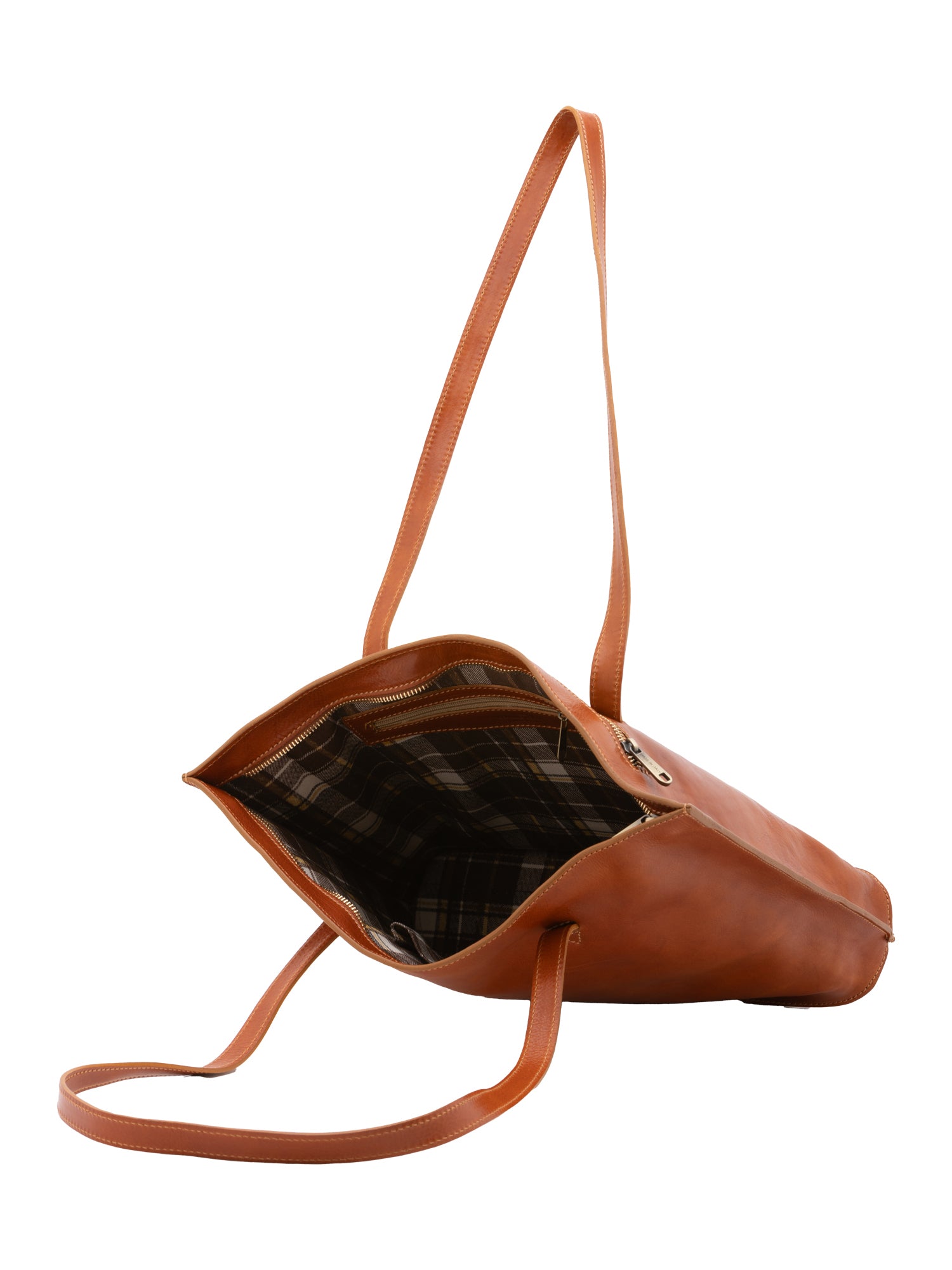 Shoulder Bag I Fratelli Women Genuine leather -Blu Cognac