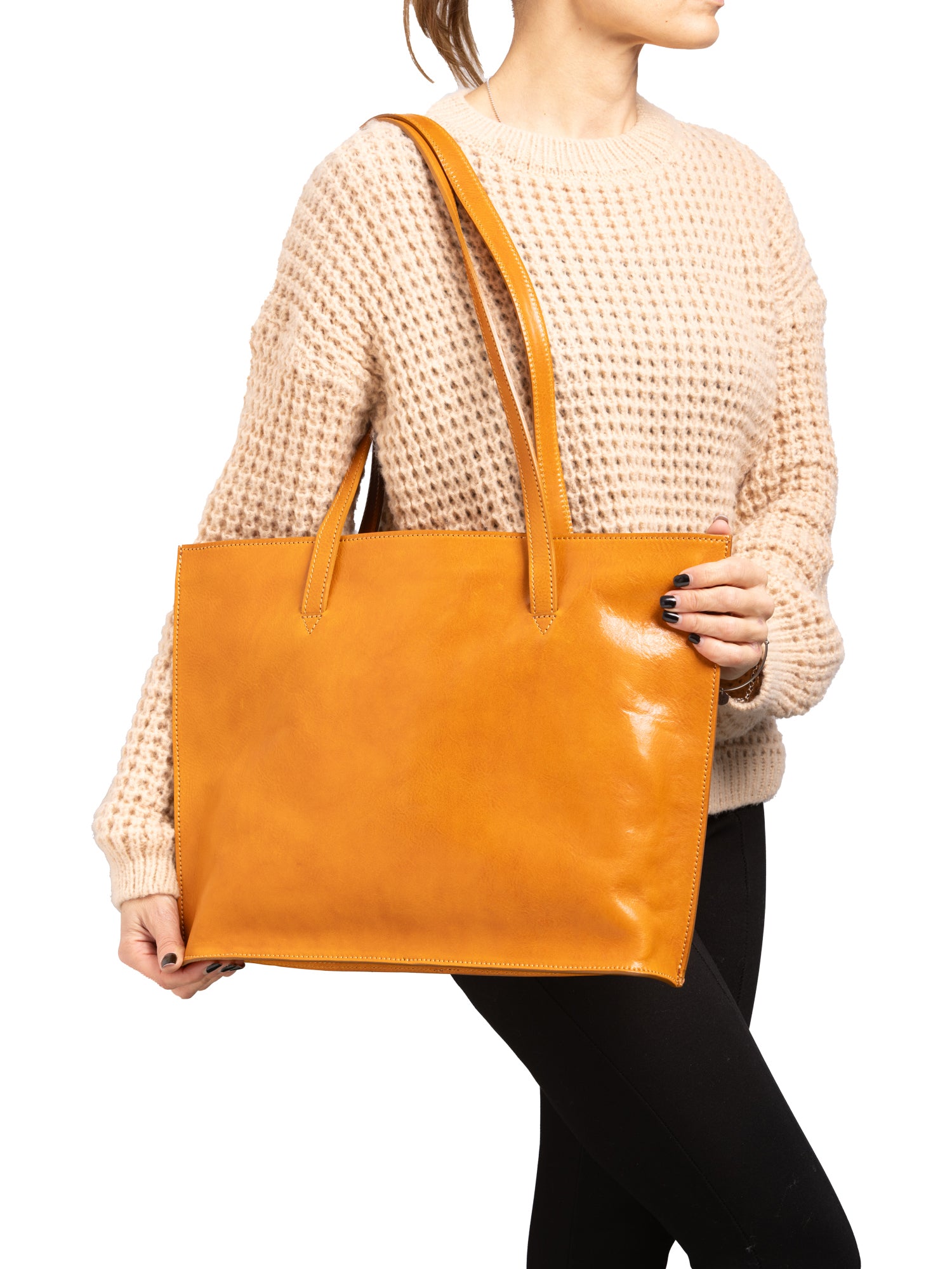 Shoulder Bag I Fratelli Women Genuine leather -Blu Fango