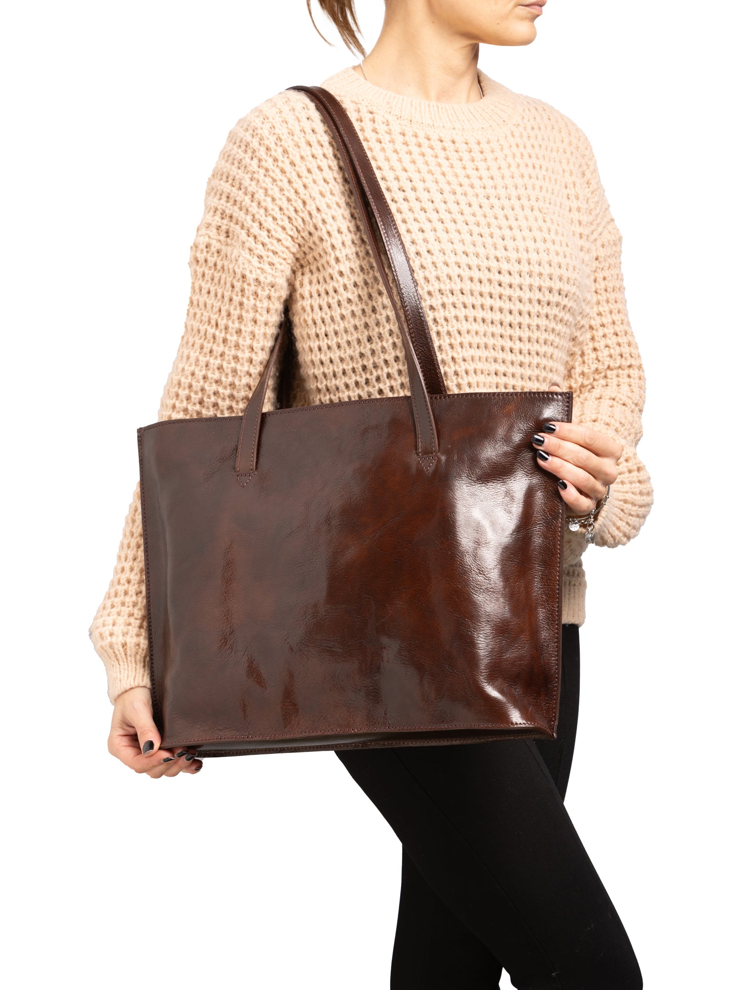Shoulder Bag I Fratelli Women Genuine leather -Blu Testa di moro
