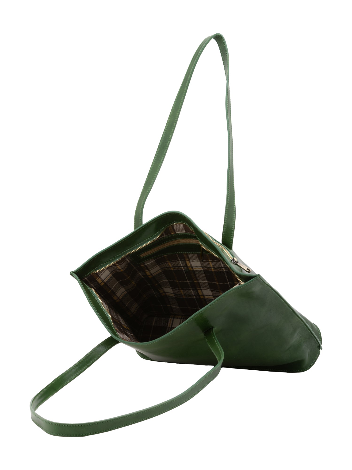 Shoulder Bag I Fratelli Women Genuine leather -Blu Verde