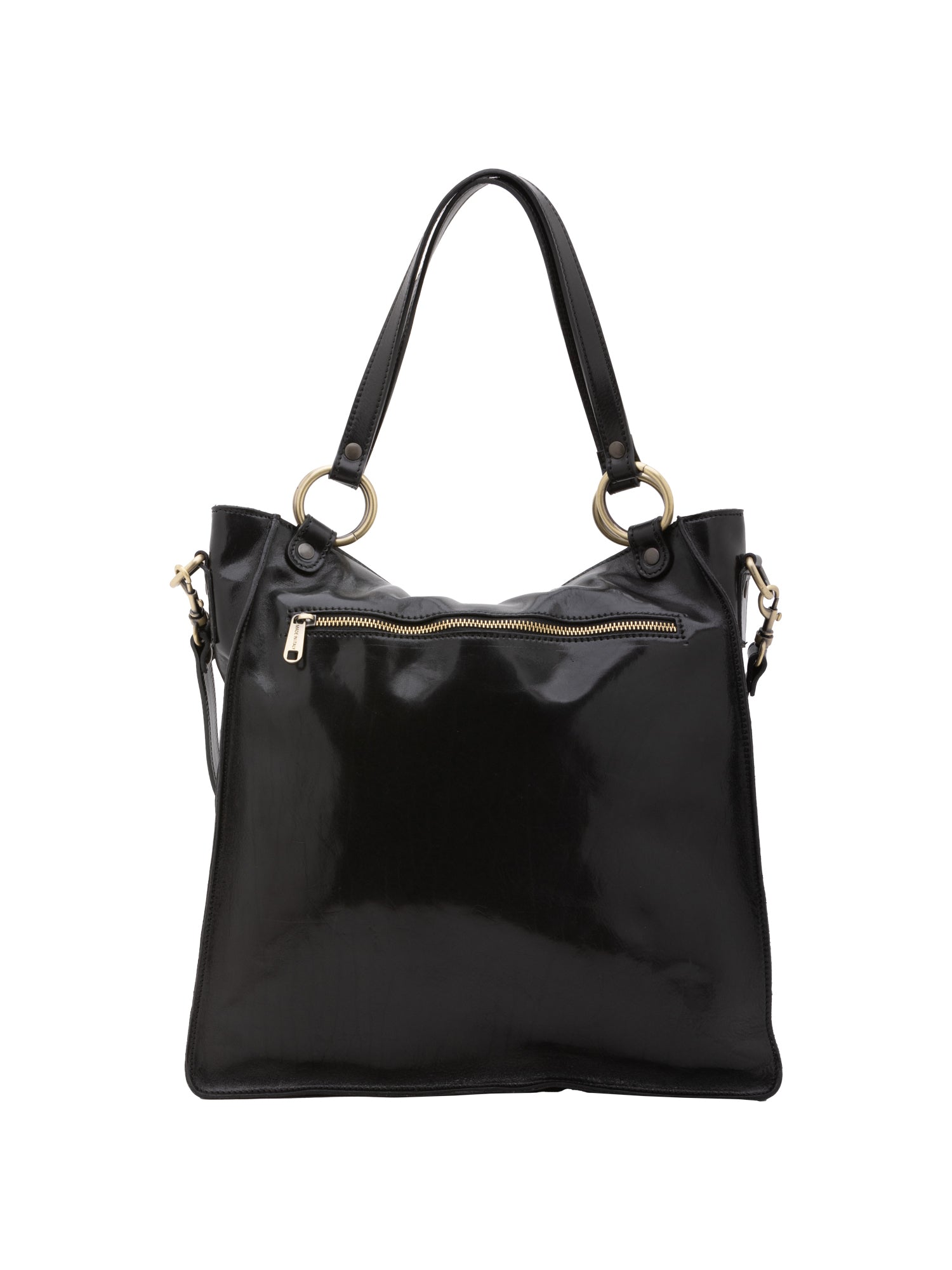 Shoulder Bag I Fratelli Women Genuine leather -Rosso Nero