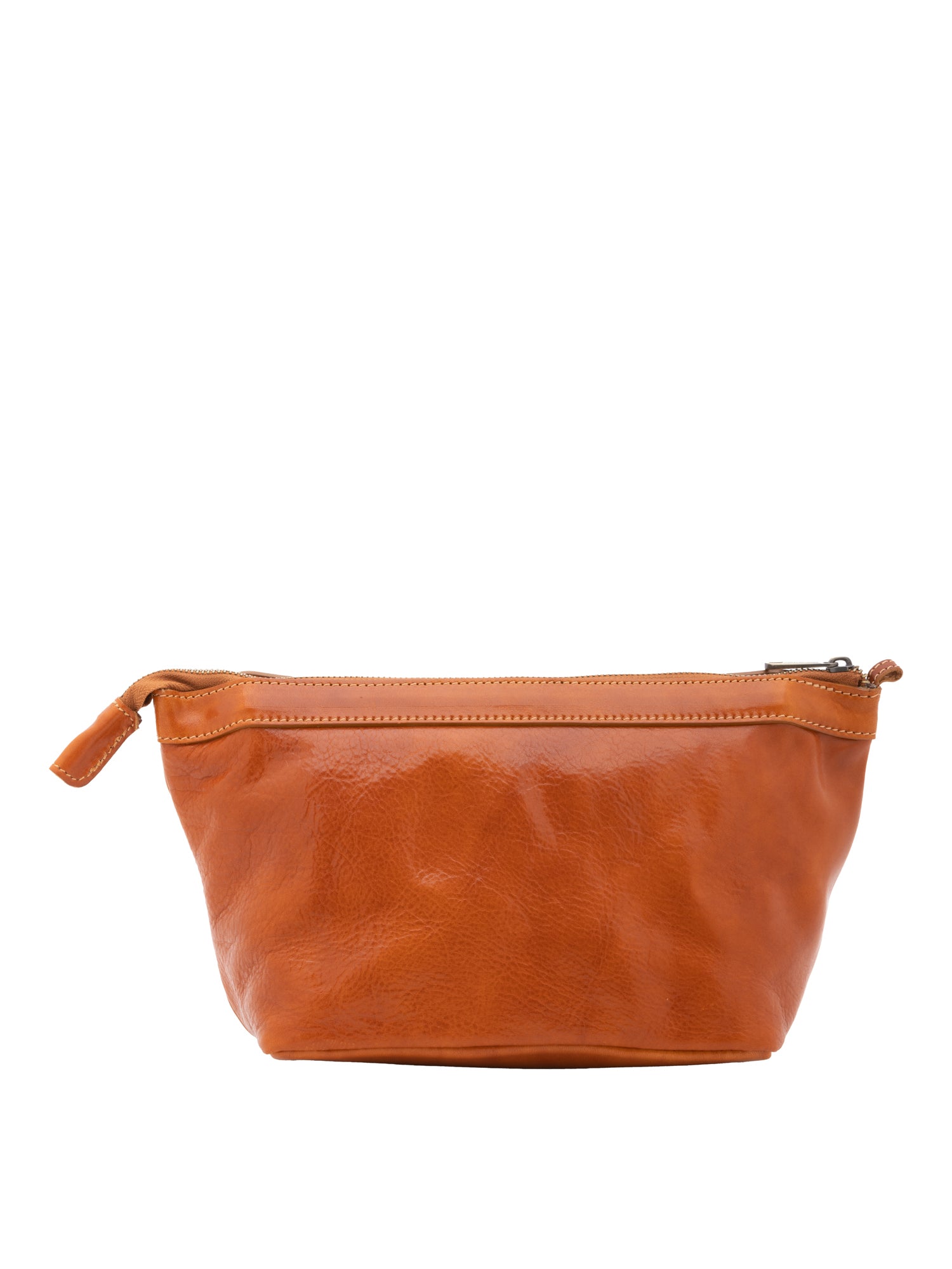 Clutch Bag I Fratelli Unisex Genuine leather -Rosso Cognac