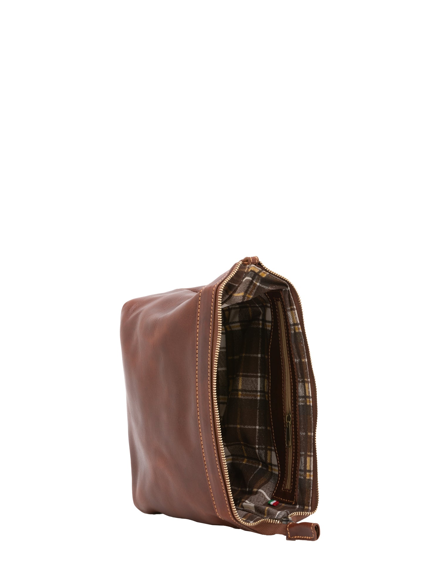 Clutch Bag I Fratelli Unisex Genuine leather -Rosso Marrone