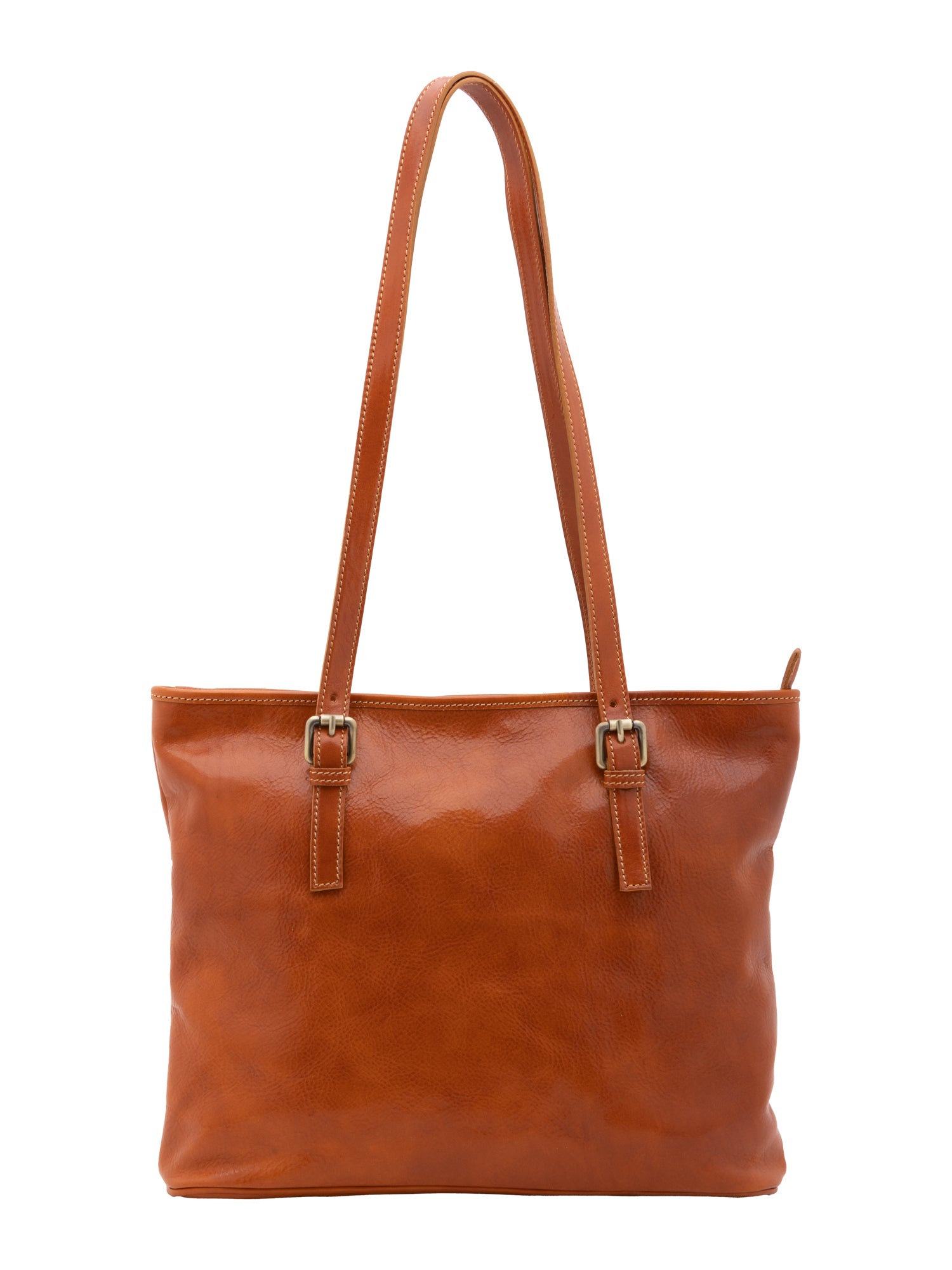 Shoulder Bag I Fratelli Women Genuine leather -Marrone Cognac