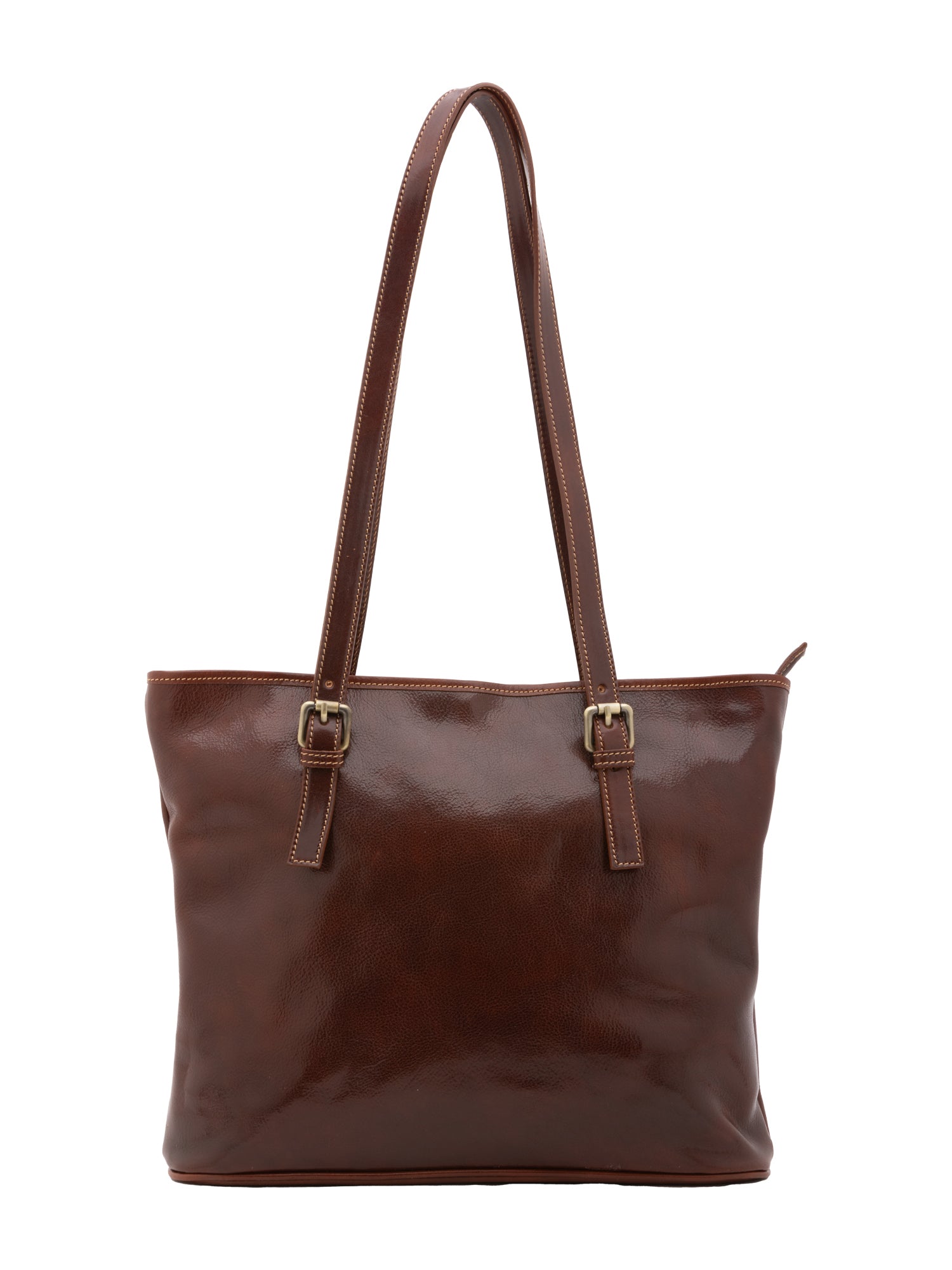 Shoulder Bag I Fratelli Women Genuine leather -Marrone Marrone