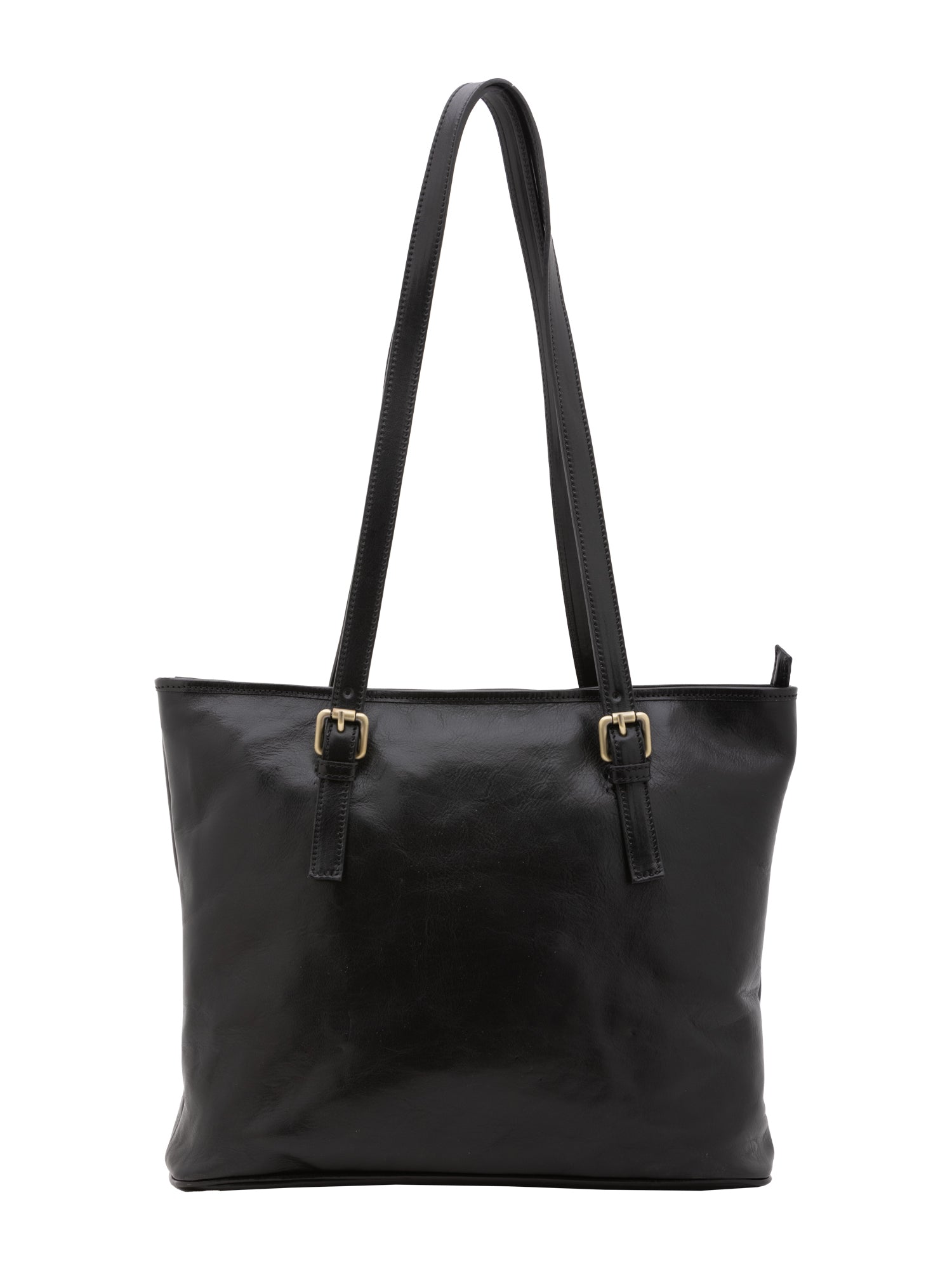 Shoulder Bag I Fratelli Women Genuine leather -Marrone Nero