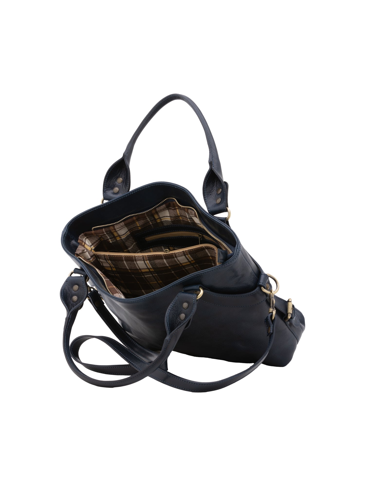 Handbag I Fratelli Women Genuine leather -Rosso Blu