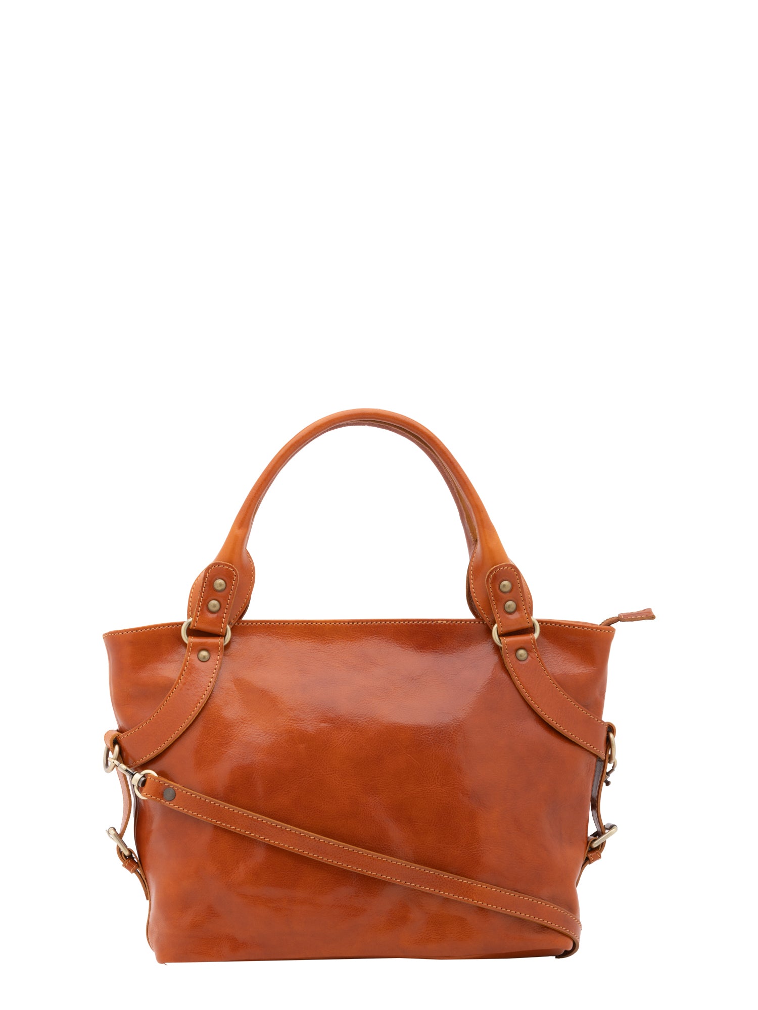 Handbag I Fratelli Women Genuine leather -Rosso Cognac