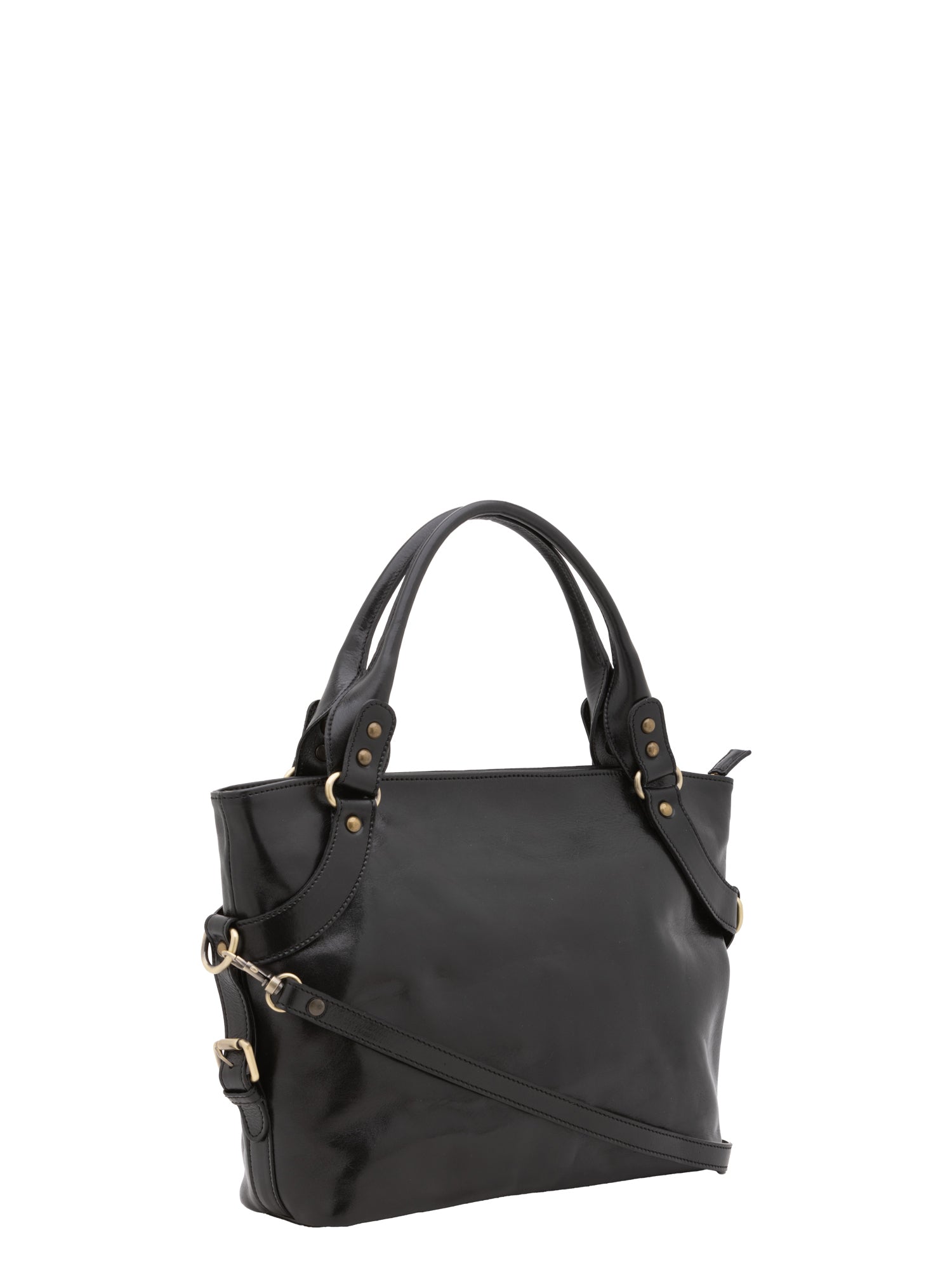 Handbag I Fratelli Women Genuine leather -Rosso Nero