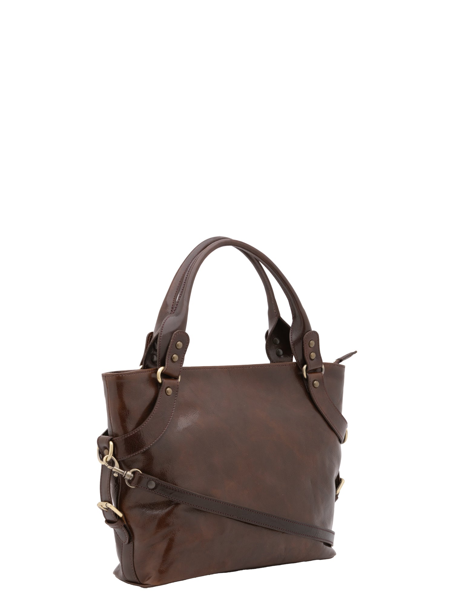 Handbag I Fratelli Women Genuine leather -Rosso Testa di moro