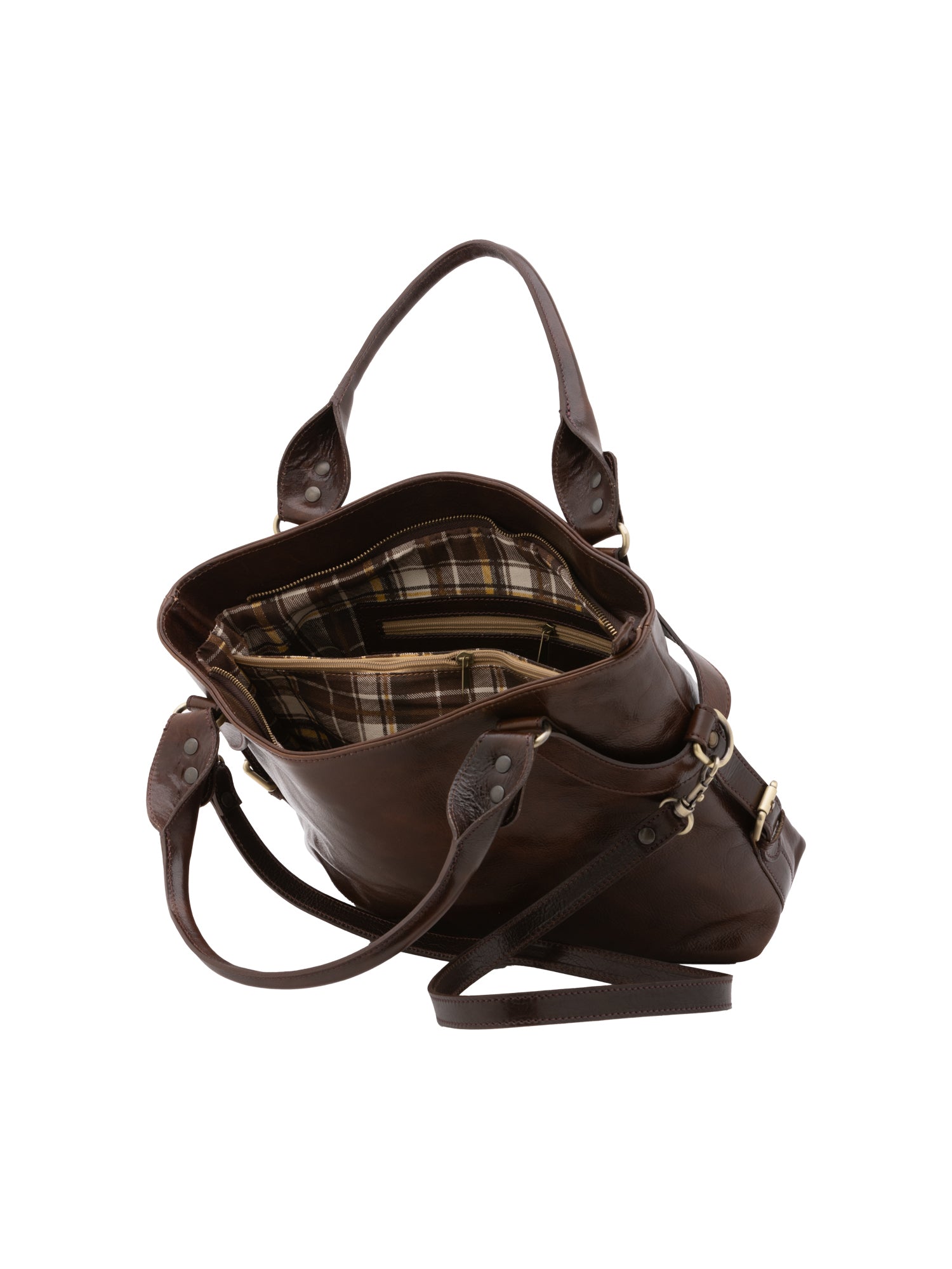Handbag I Fratelli Women Genuine leather -Rosso Testa di moro