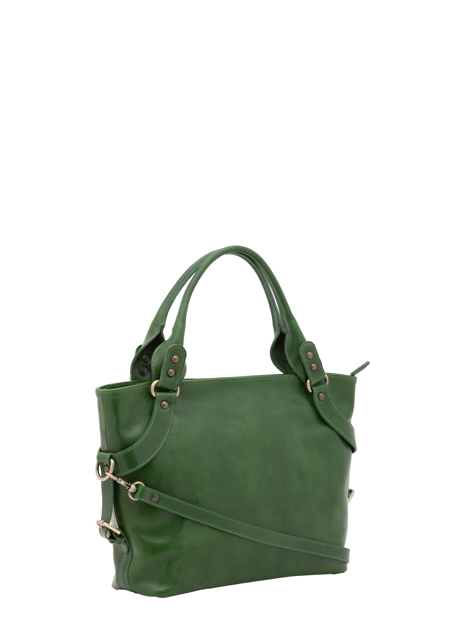 Handbag I Fratelli Women Genuine leather -Rosso Verde