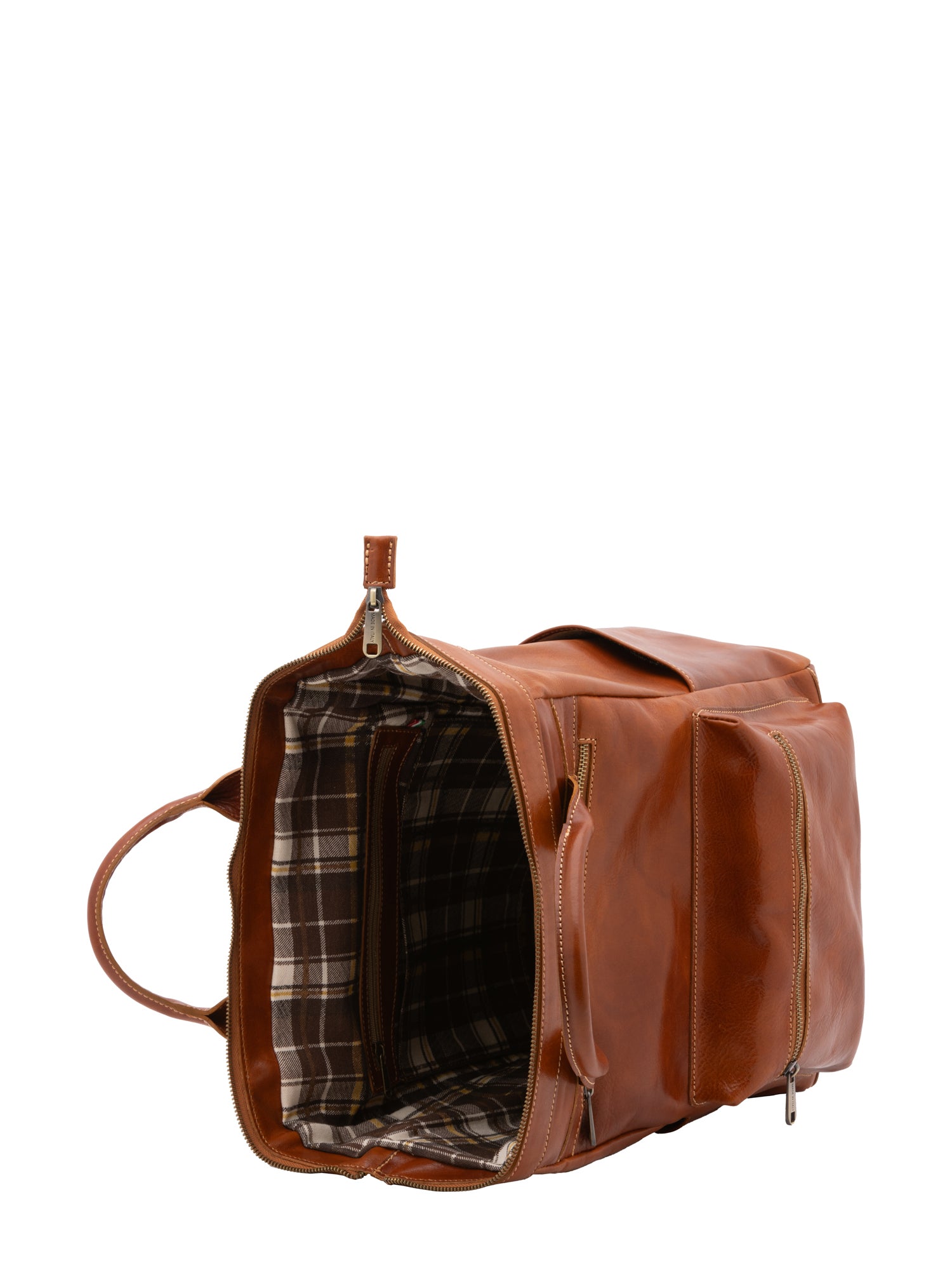 Crossbody bag I Fratelli Men Genuine leather -Cognac Cognac