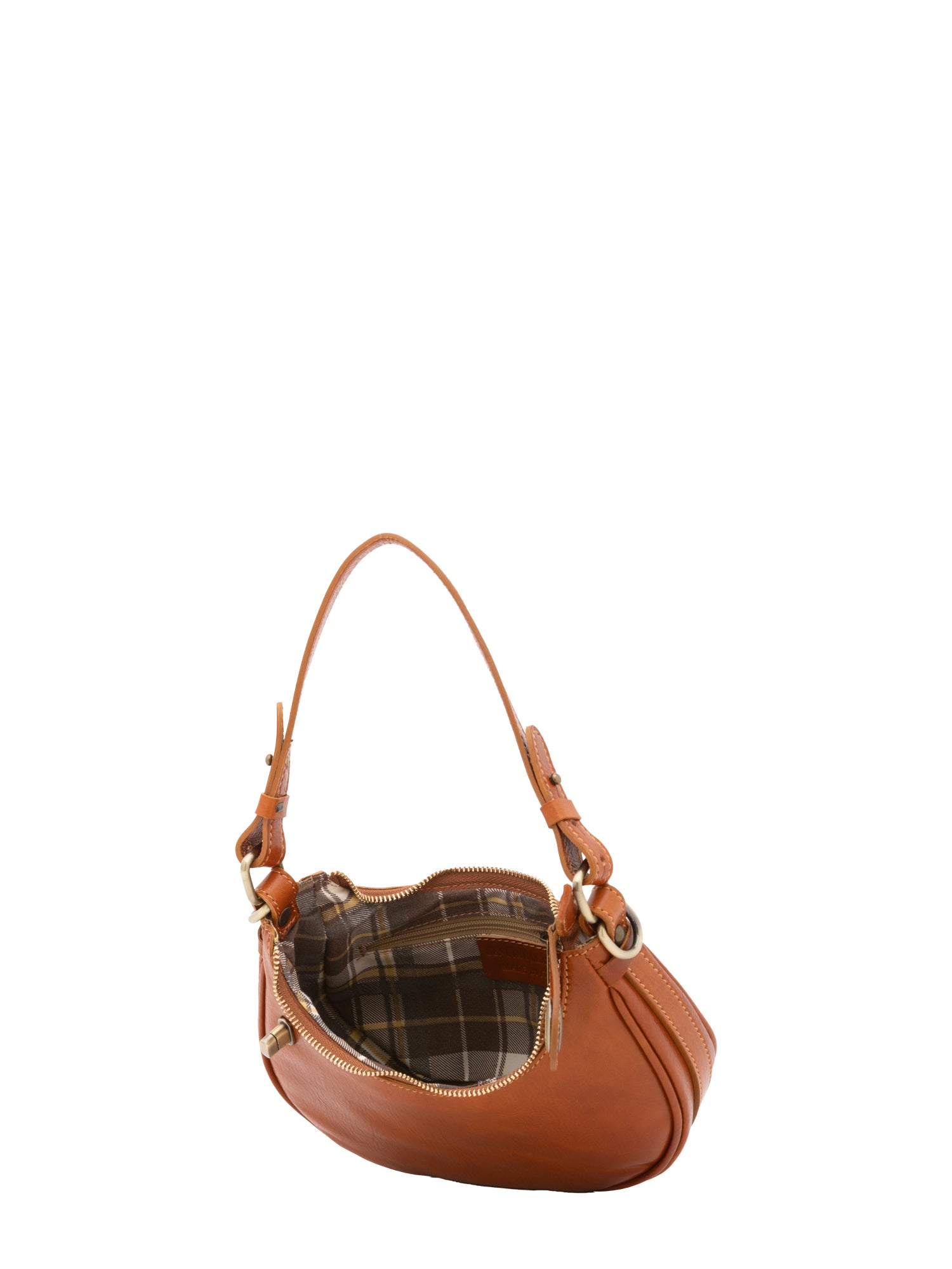 Shoulder Bag I Fratelli Women Genuine leather -Cognac Cognac